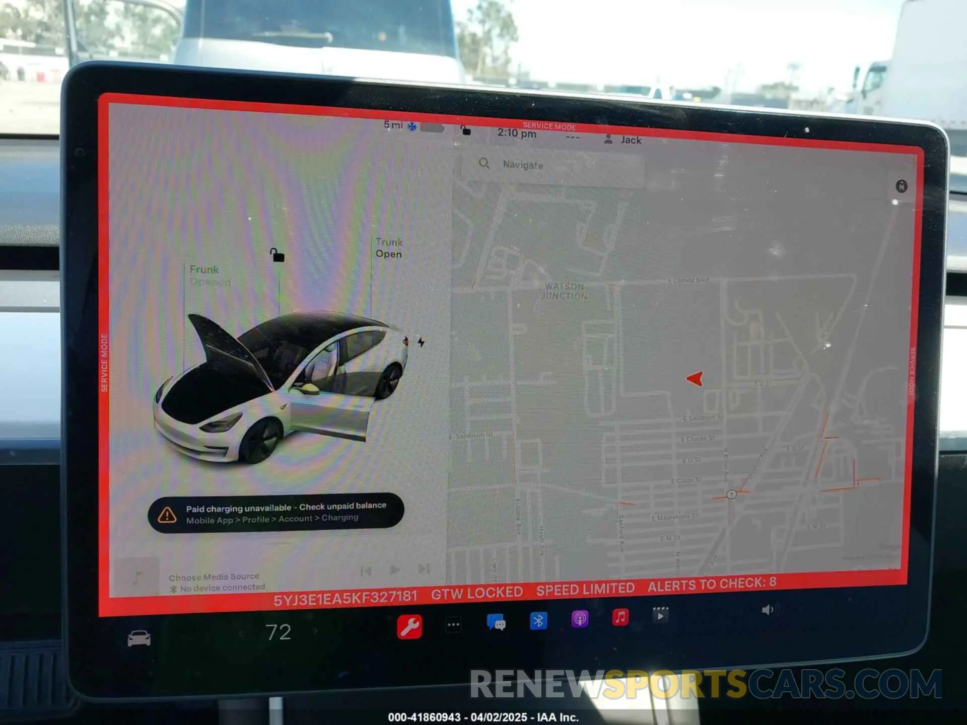 18 Photograph of a damaged car 5YJ3E1EA5KF327181 TESLA MODEL 3 2019