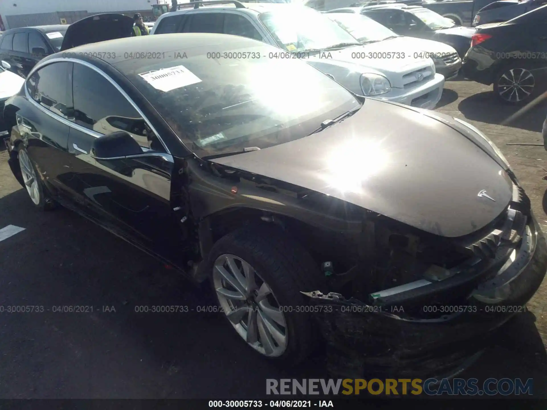 5 Photograph of a damaged car 5YJ3E1EA5KF357409 TESLA MODEL 3 2019