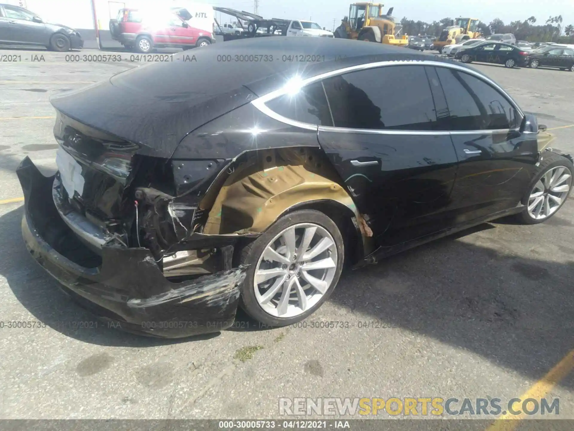 6 Photograph of a damaged car 5YJ3E1EA5KF357409 TESLA MODEL 3 2019