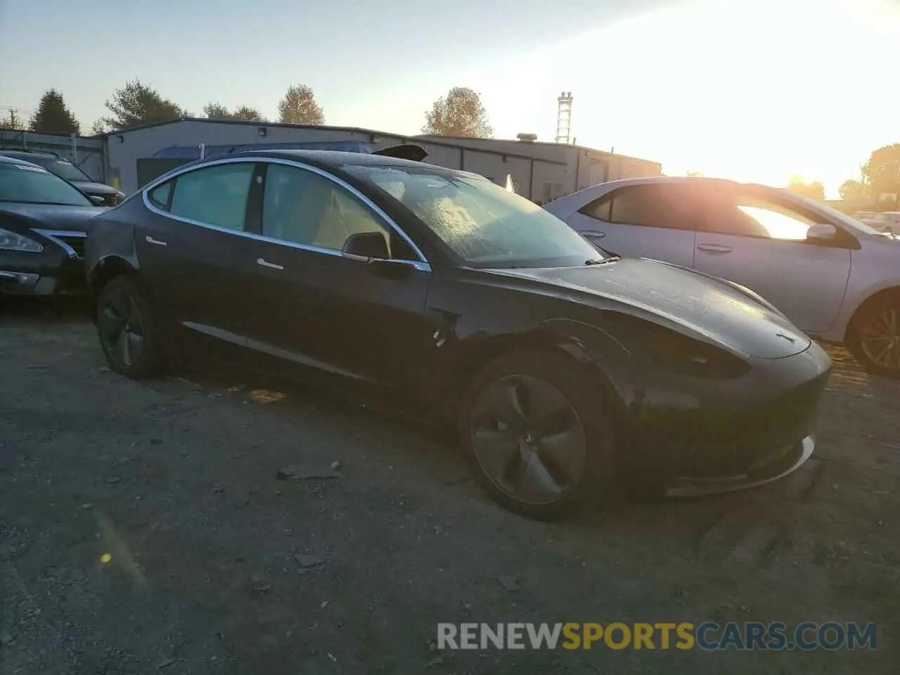 4 Photograph of a damaged car 5YJ3E1EA5KF396064 TESLA MODEL 3 2019