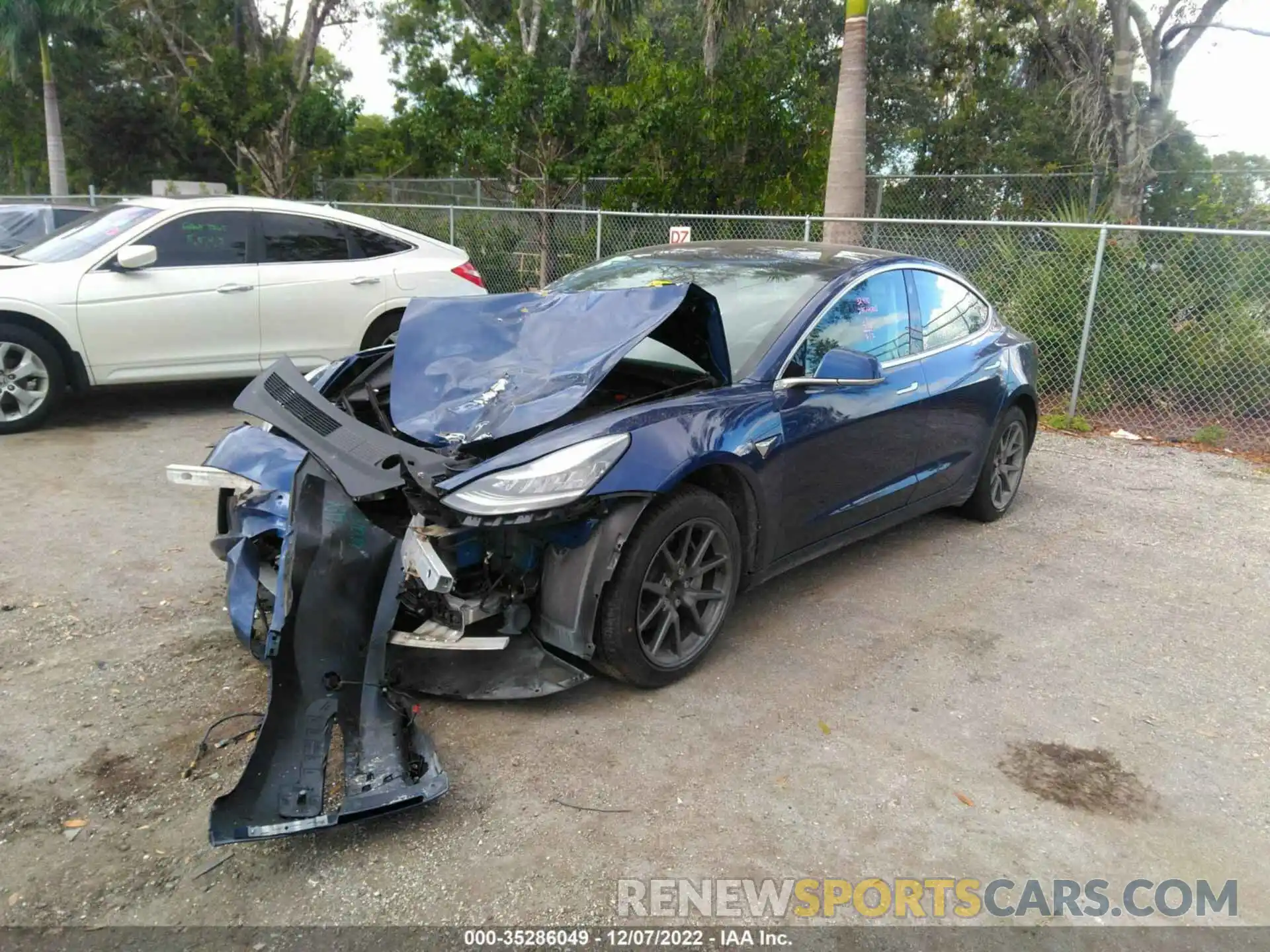 2 Photograph of a damaged car 5YJ3E1EA5KF396789 TESLA MODEL 3 2019