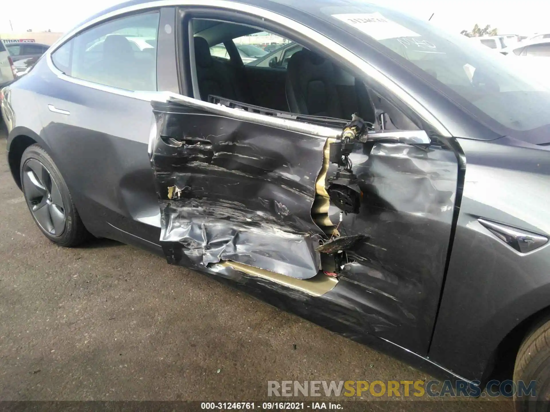 6 Photograph of a damaged car 5YJ3E1EA5KF400484 TESLA MODEL 3 2019