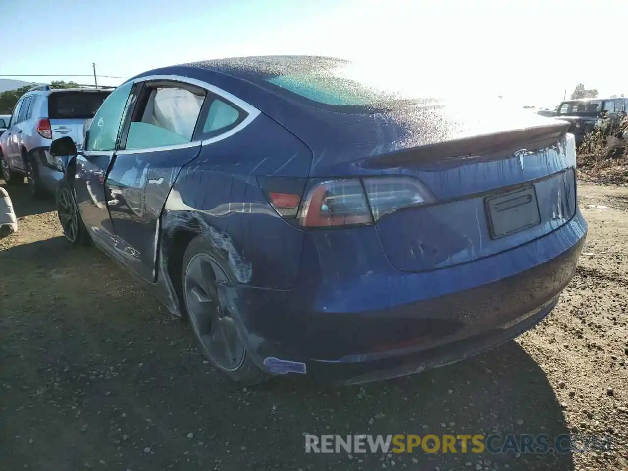 3 Photograph of a damaged car 5YJ3E1EA5KF400971 TESLA MODEL 3 2019