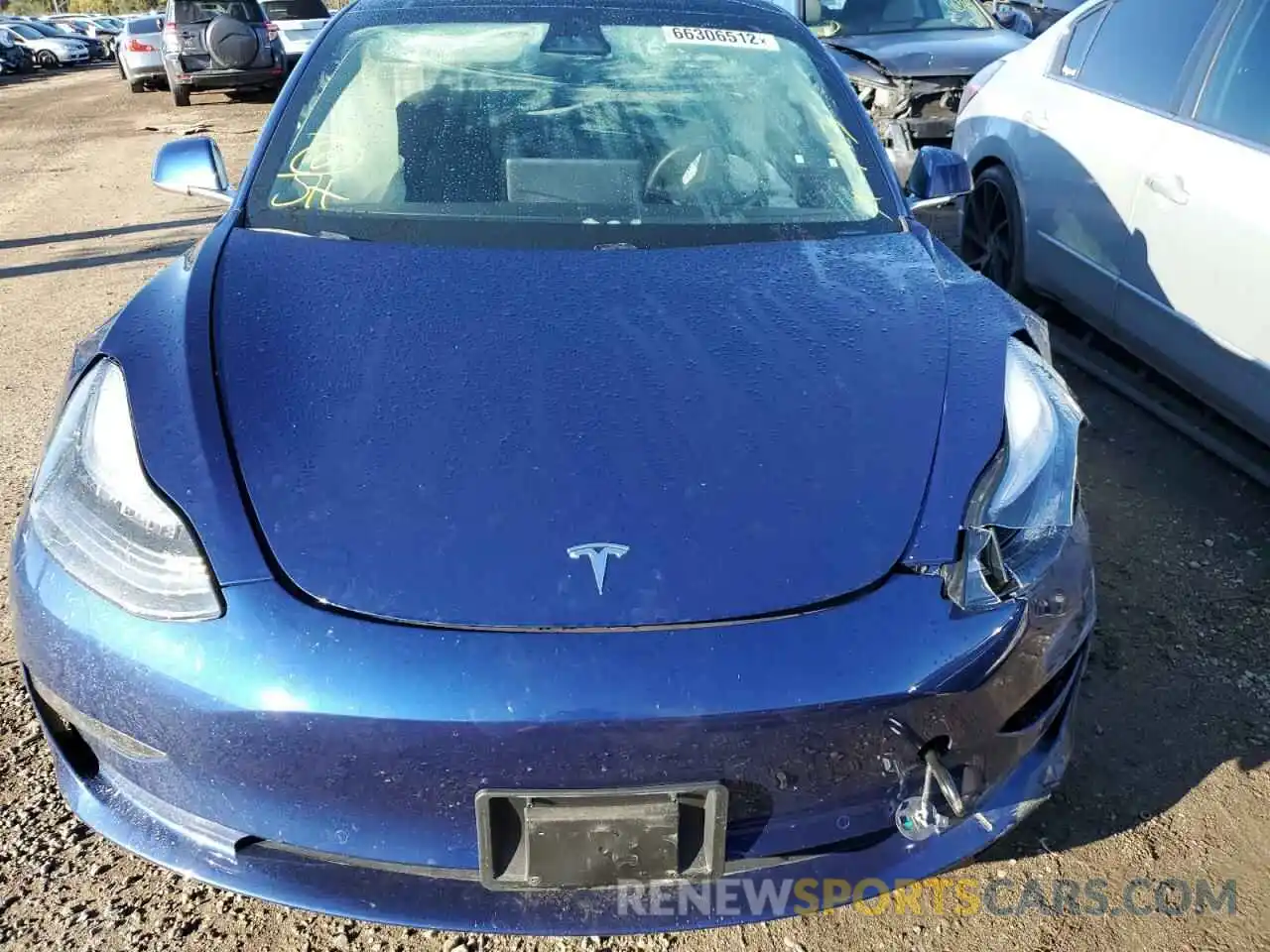 7 Photograph of a damaged car 5YJ3E1EA5KF400971 TESLA MODEL 3 2019