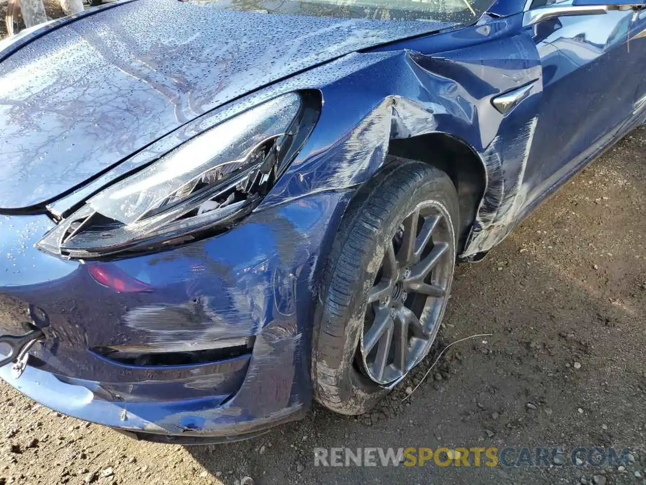 9 Photograph of a damaged car 5YJ3E1EA5KF400971 TESLA MODEL 3 2019