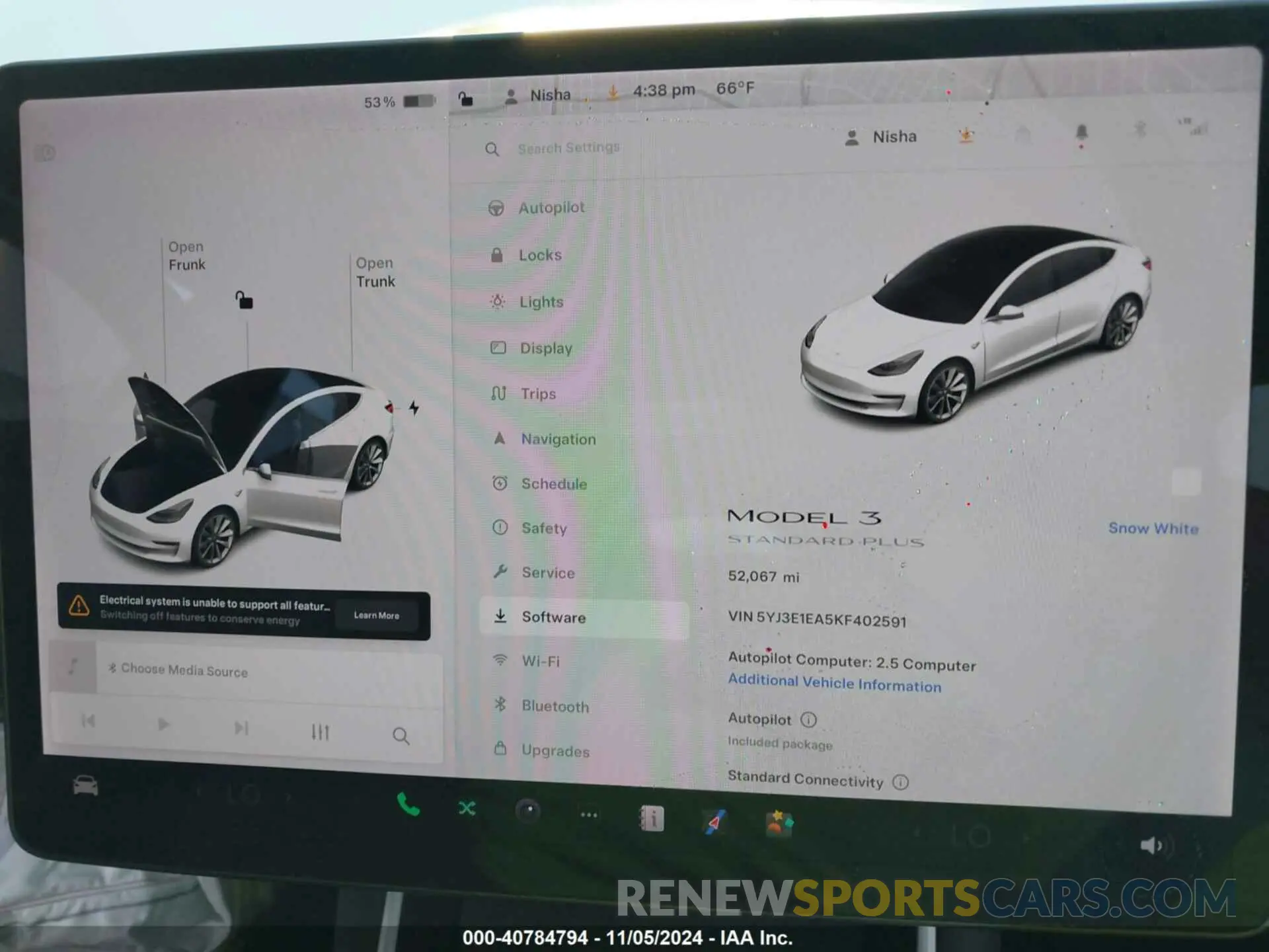 17 Photograph of a damaged car 5YJ3E1EA5KF402591 TESLA MODEL 3 2019