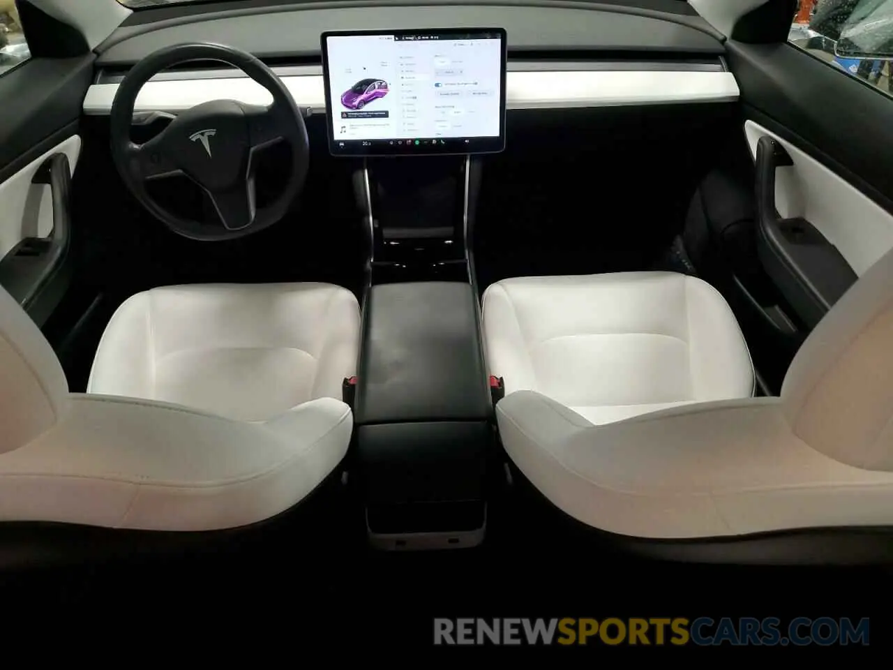 8 Photograph of a damaged car 5YJ3E1EA5KF407757 TESLA MODEL 3 2019
