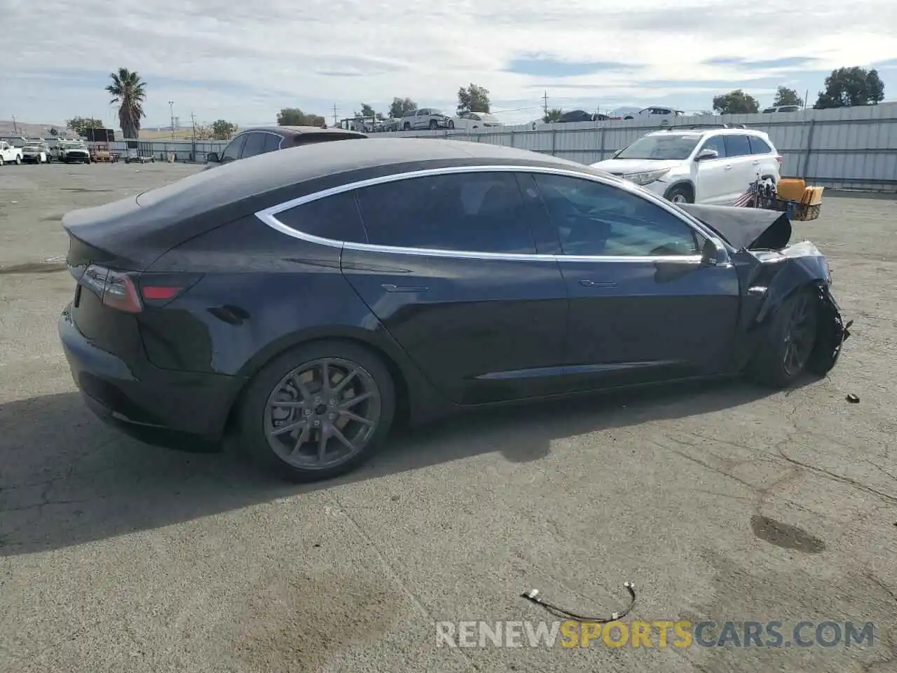 3 Photograph of a damaged car 5YJ3E1EA5KF410013 TESLA MODEL 3 2019