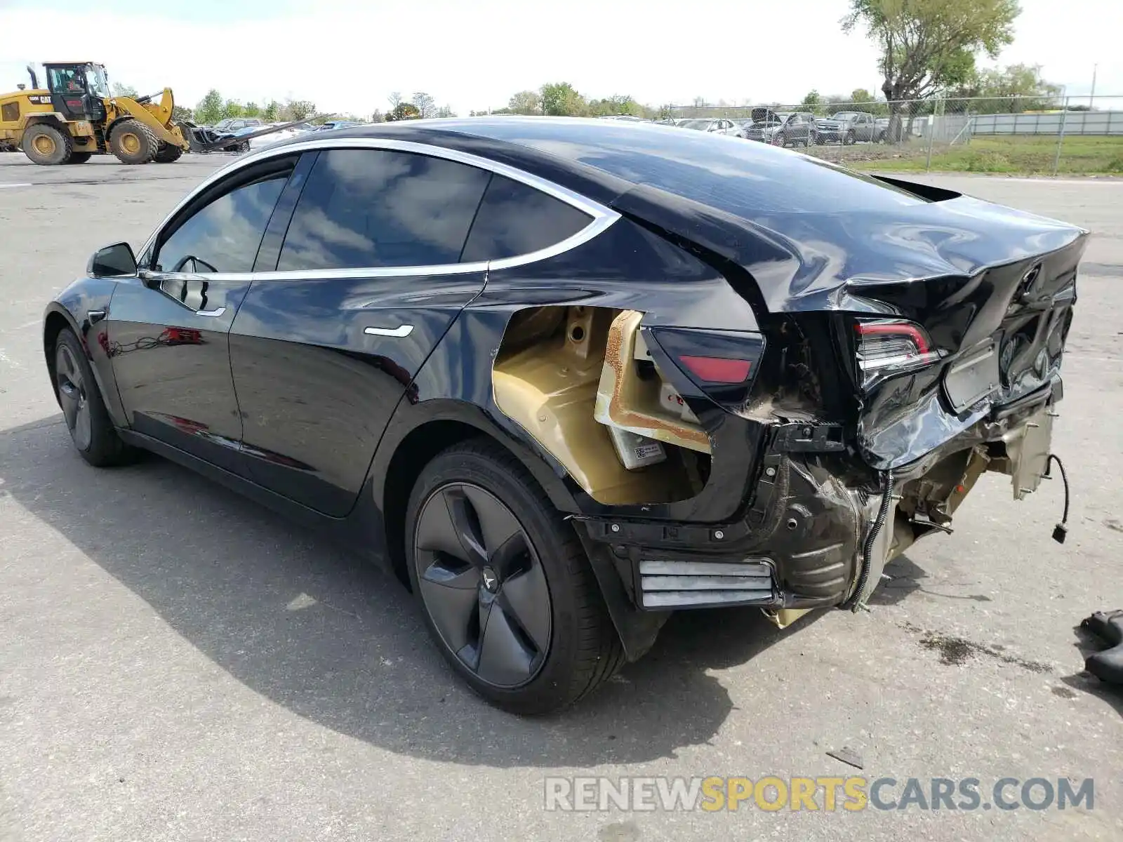 3 Photograph of a damaged car 5YJ3E1EA5KF410724 TESLA MODEL 3 2019