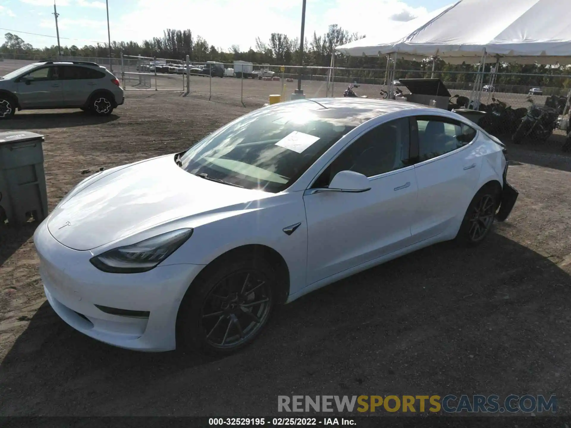 2 Photograph of a damaged car 5YJ3E1EA5KF411999 TESLA MODEL 3 2019