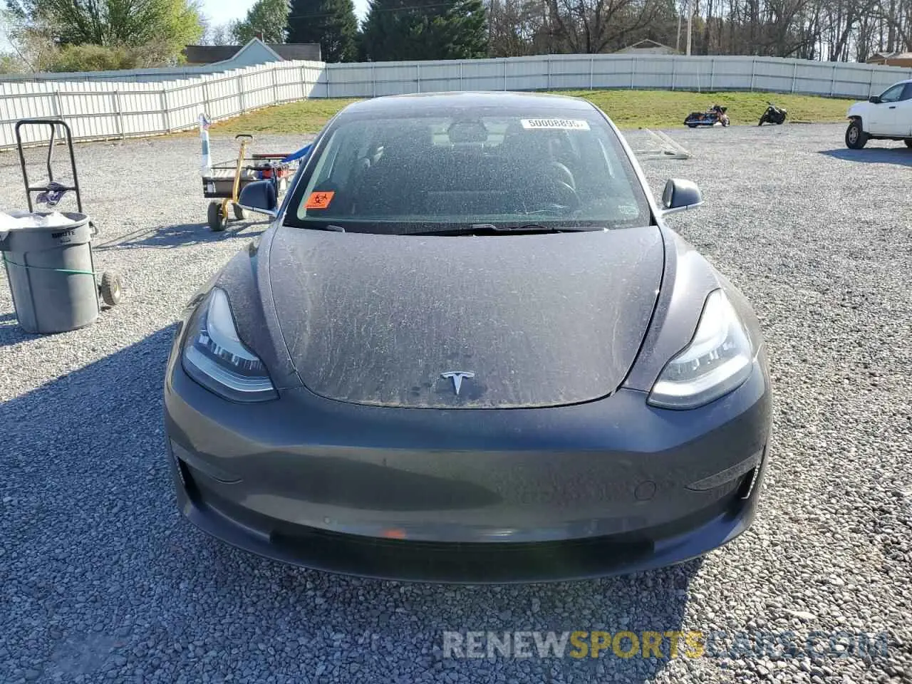 5 Photograph of a damaged car 5YJ3E1EA5KF412702 TESLA MODEL 3 2019