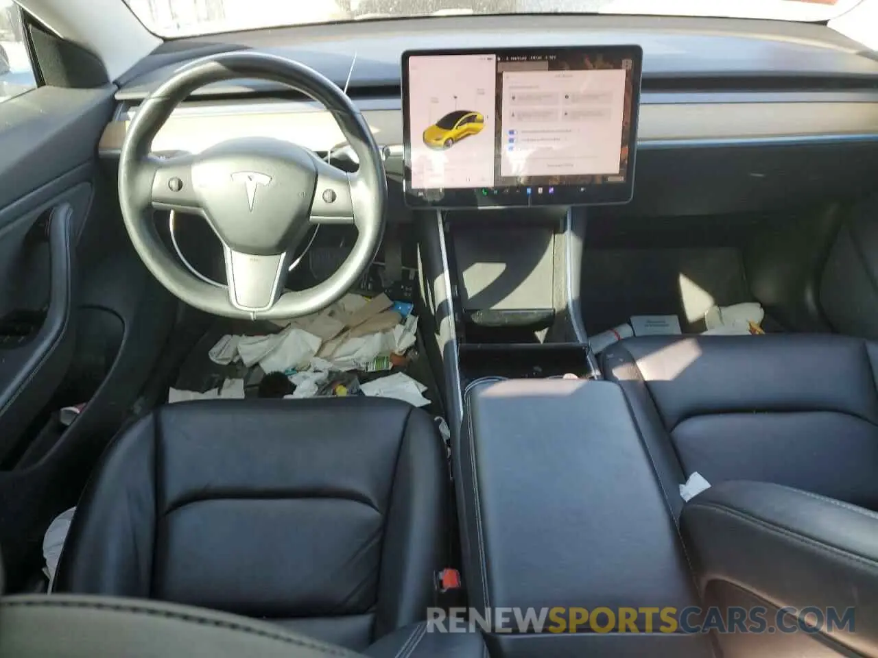 8 Photograph of a damaged car 5YJ3E1EA5KF412702 TESLA MODEL 3 2019