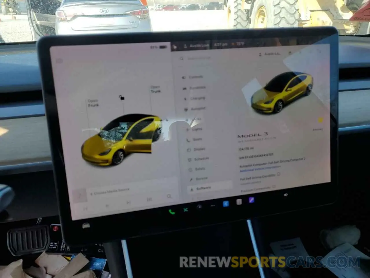 9 Photograph of a damaged car 5YJ3E1EA5KF412702 TESLA MODEL 3 2019