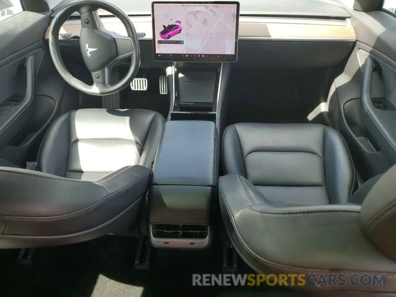 8 Photograph of a damaged car 5YJ3E1EA5KF416233 TESLA MODEL 3 2019
