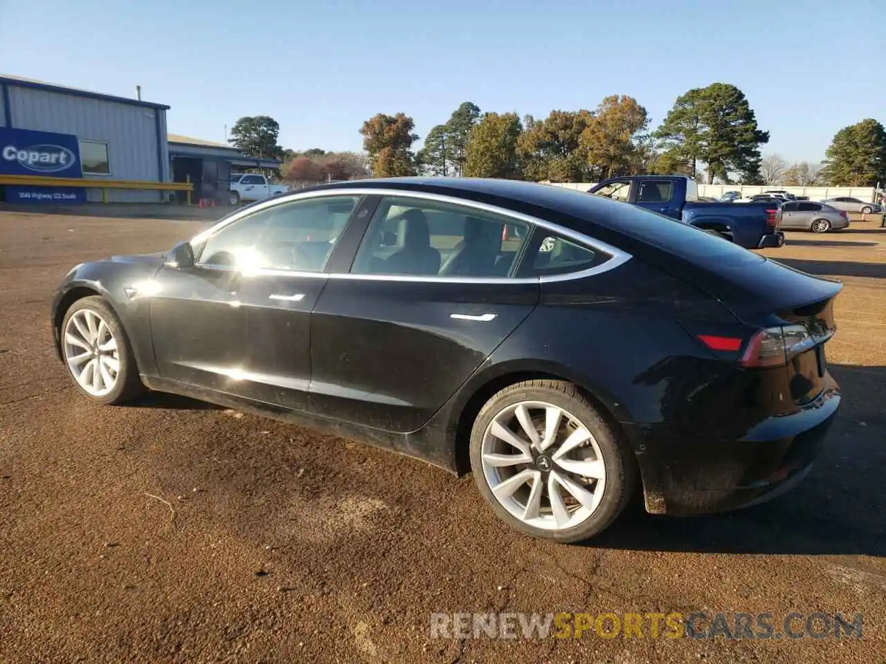 2 Photograph of a damaged car 5YJ3E1EA5KF417012 TESLA MODEL 3 2019