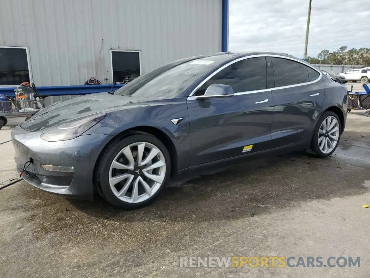 1 Photograph of a damaged car 5YJ3E1EA5KF417611 TESLA MODEL 3 2019