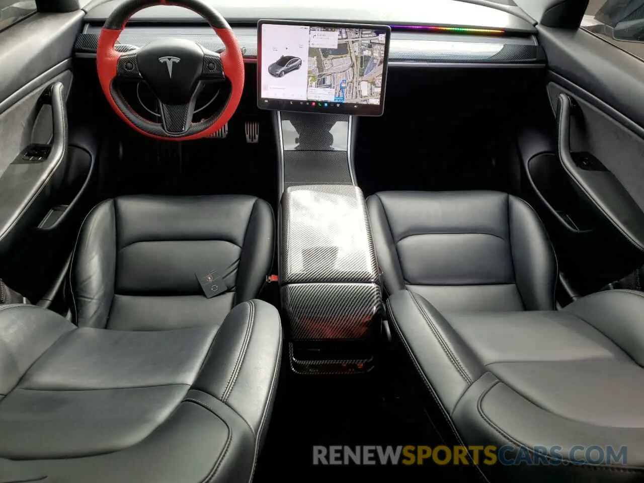 8 Photograph of a damaged car 5YJ3E1EA5KF417611 TESLA MODEL 3 2019