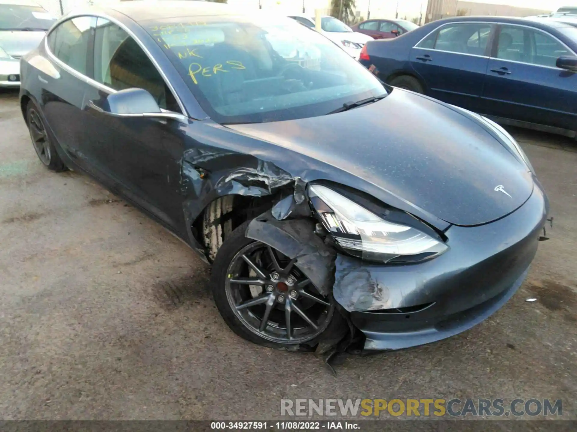 6 Photograph of a damaged car 5YJ3E1EA5KF421156 TESLA MODEL 3 2019