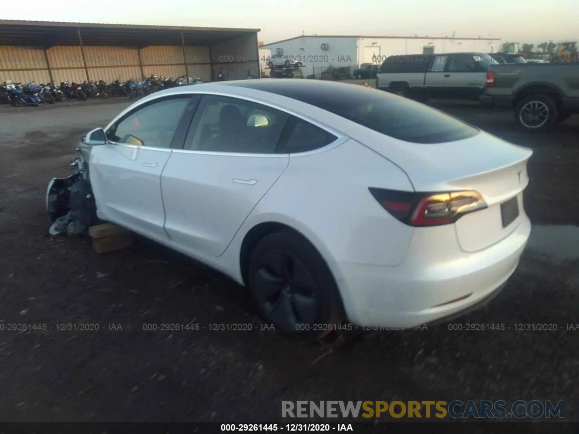 3 Photograph of a damaged car 5YJ3E1EA5KF425093 TESLA MODEL 3 2019