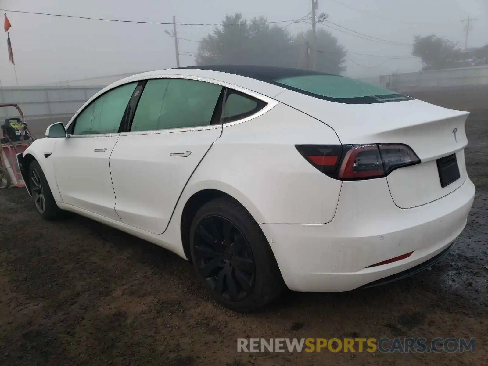 3 Photograph of a damaged car 5YJ3E1EA5KF425238 TESLA MODEL 3 2019