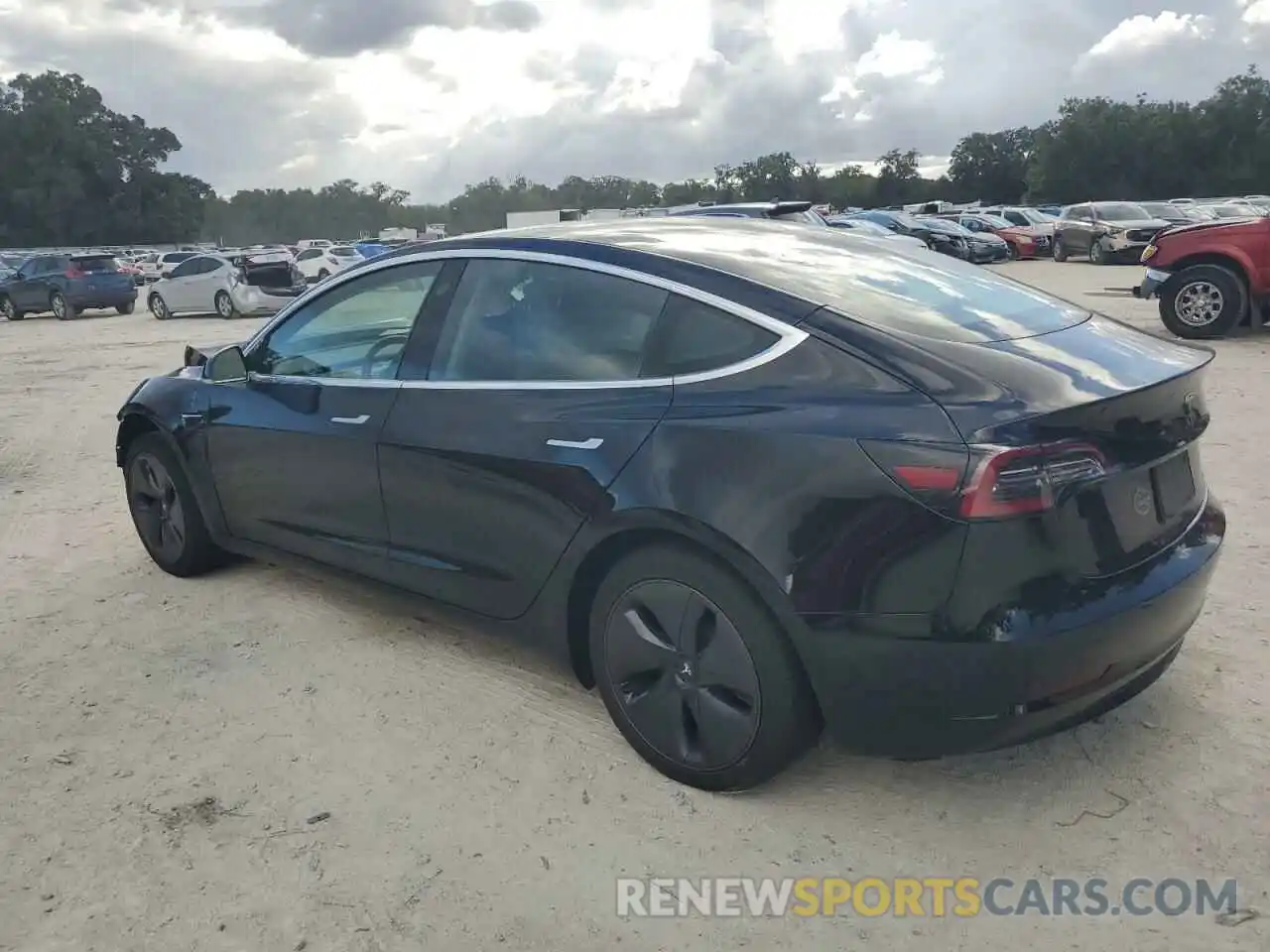 2 Photograph of a damaged car 5YJ3E1EA5KF425787 TESLA MODEL 3 2019