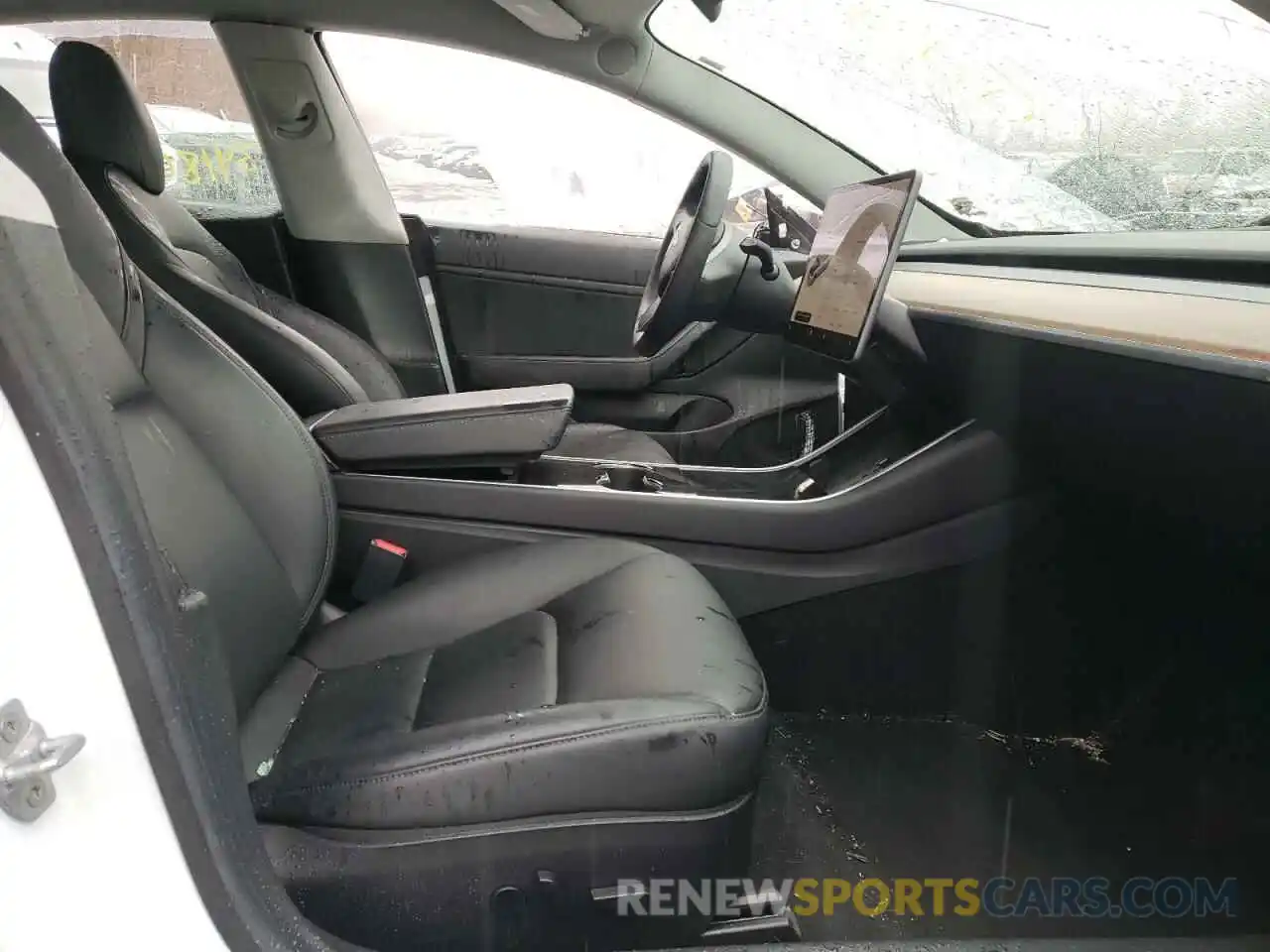 5 Photograph of a damaged car 5YJ3E1EA5KF430844 TESLA MODEL 3 2019