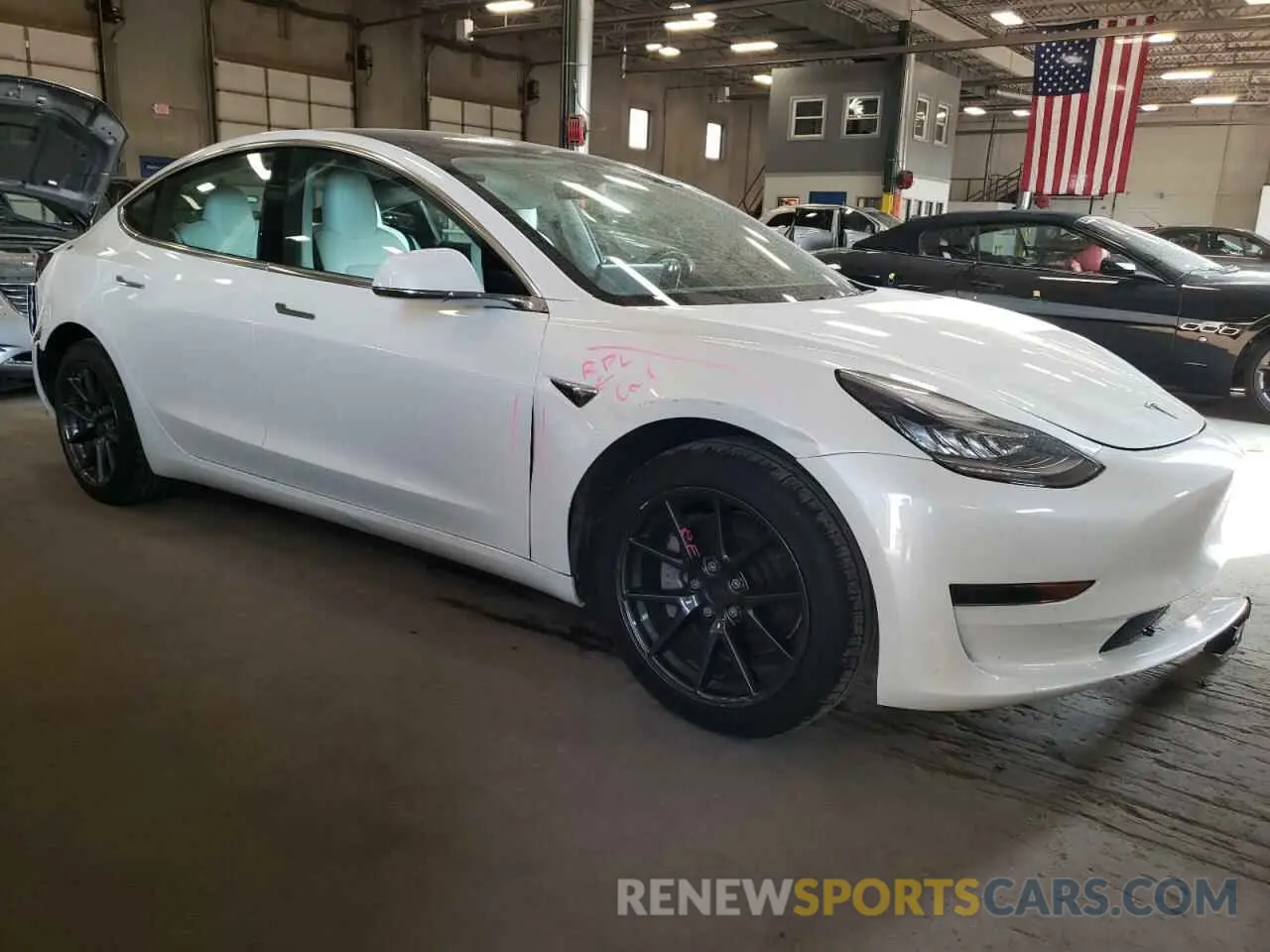 4 Photograph of a damaged car 5YJ3E1EA5KF444761 TESLA MODEL 3 2019