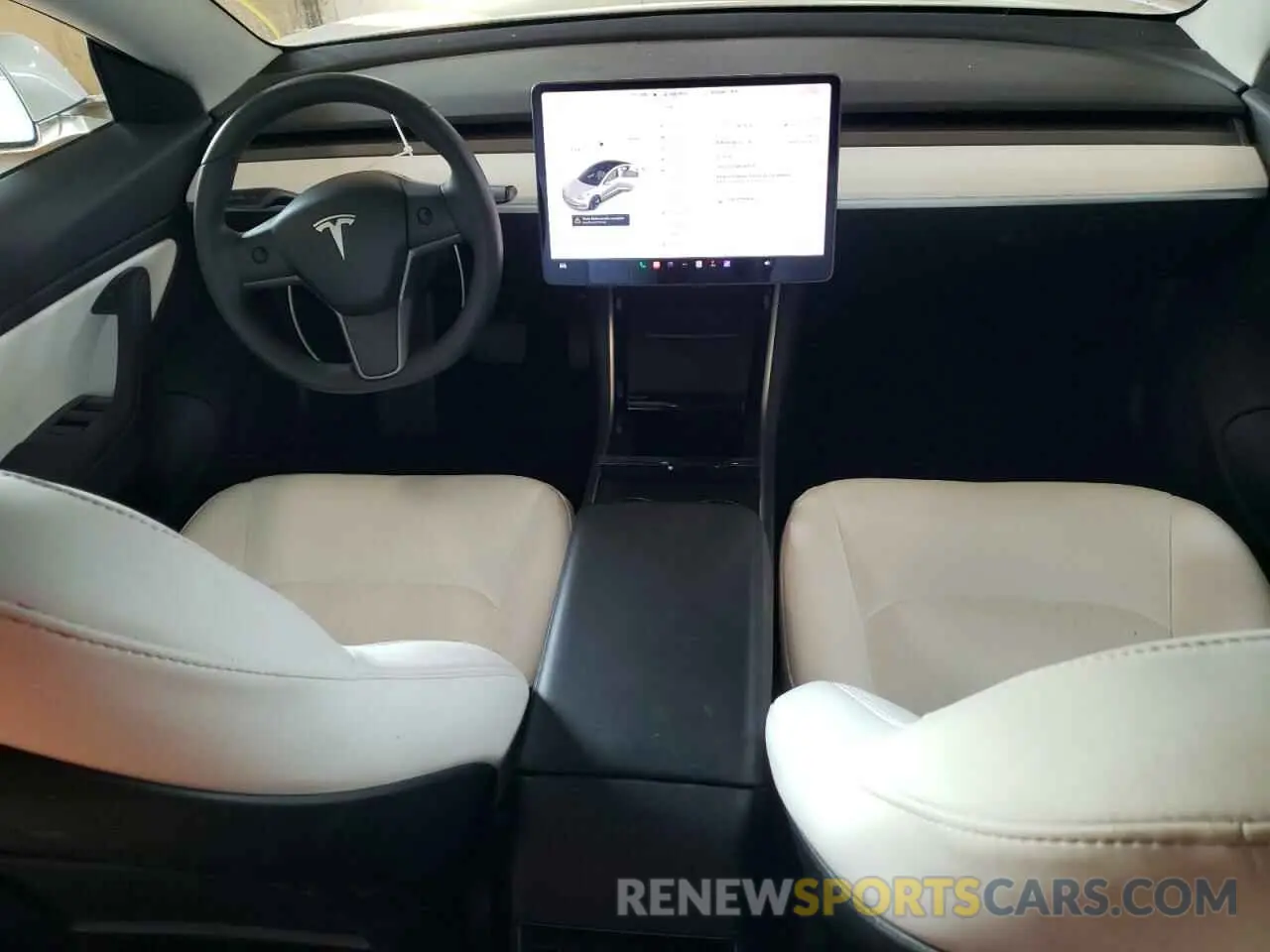 8 Photograph of a damaged car 5YJ3E1EA5KF444761 TESLA MODEL 3 2019
