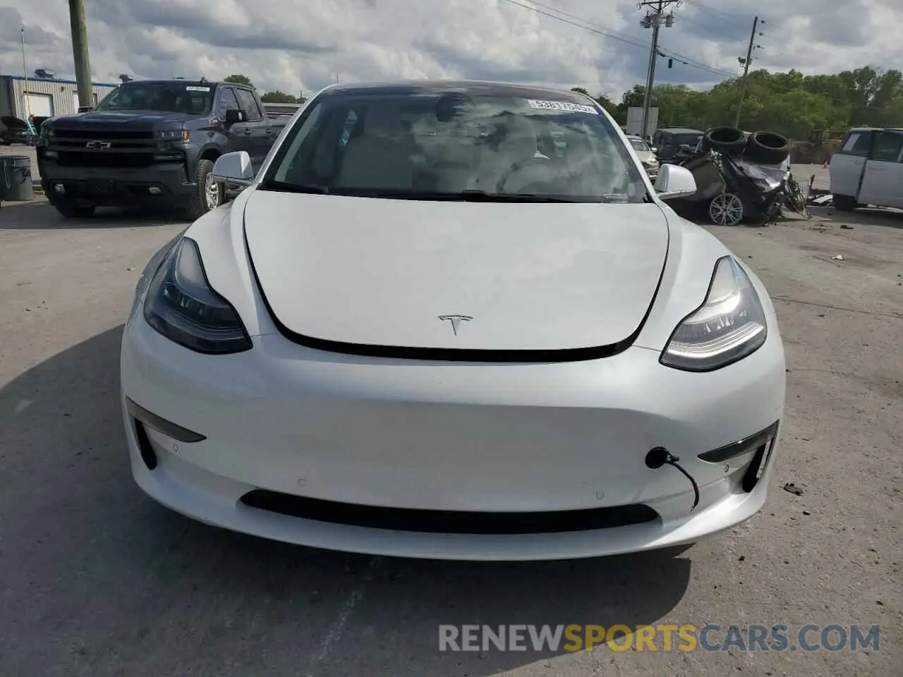 5 Photograph of a damaged car 5YJ3E1EA5KF480188 TESLA MODEL 3 2019