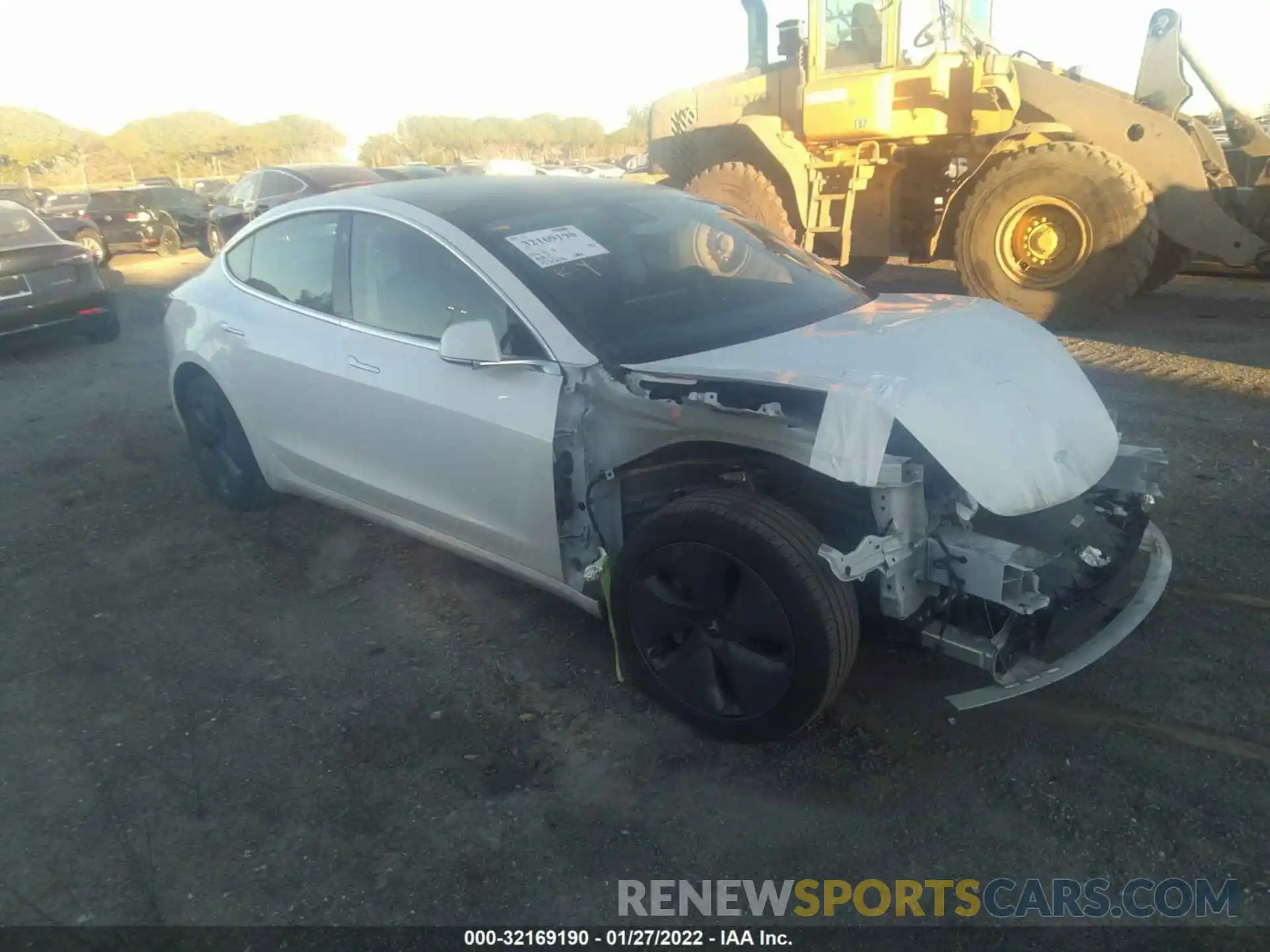 1 Photograph of a damaged car 5YJ3E1EA5KF484709 TESLA MODEL 3 2019