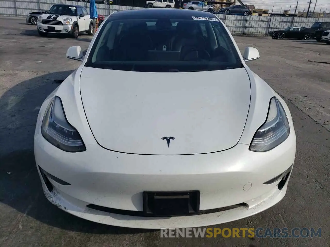 5 Photograph of a damaged car 5YJ3E1EA5KF485116 TESLA MODEL 3 2019