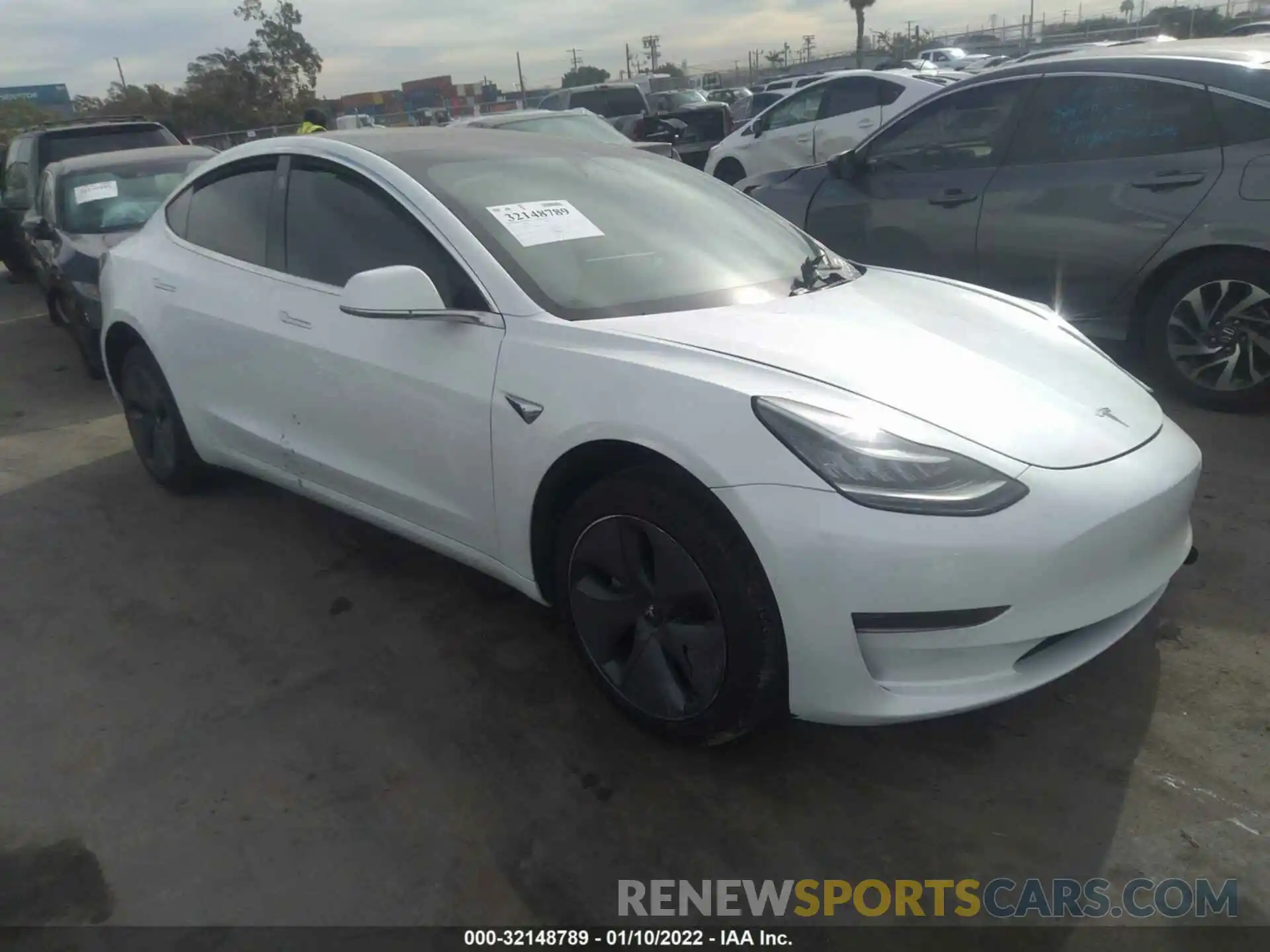 1 Photograph of a damaged car 5YJ3E1EA5KF509527 TESLA MODEL 3 2019