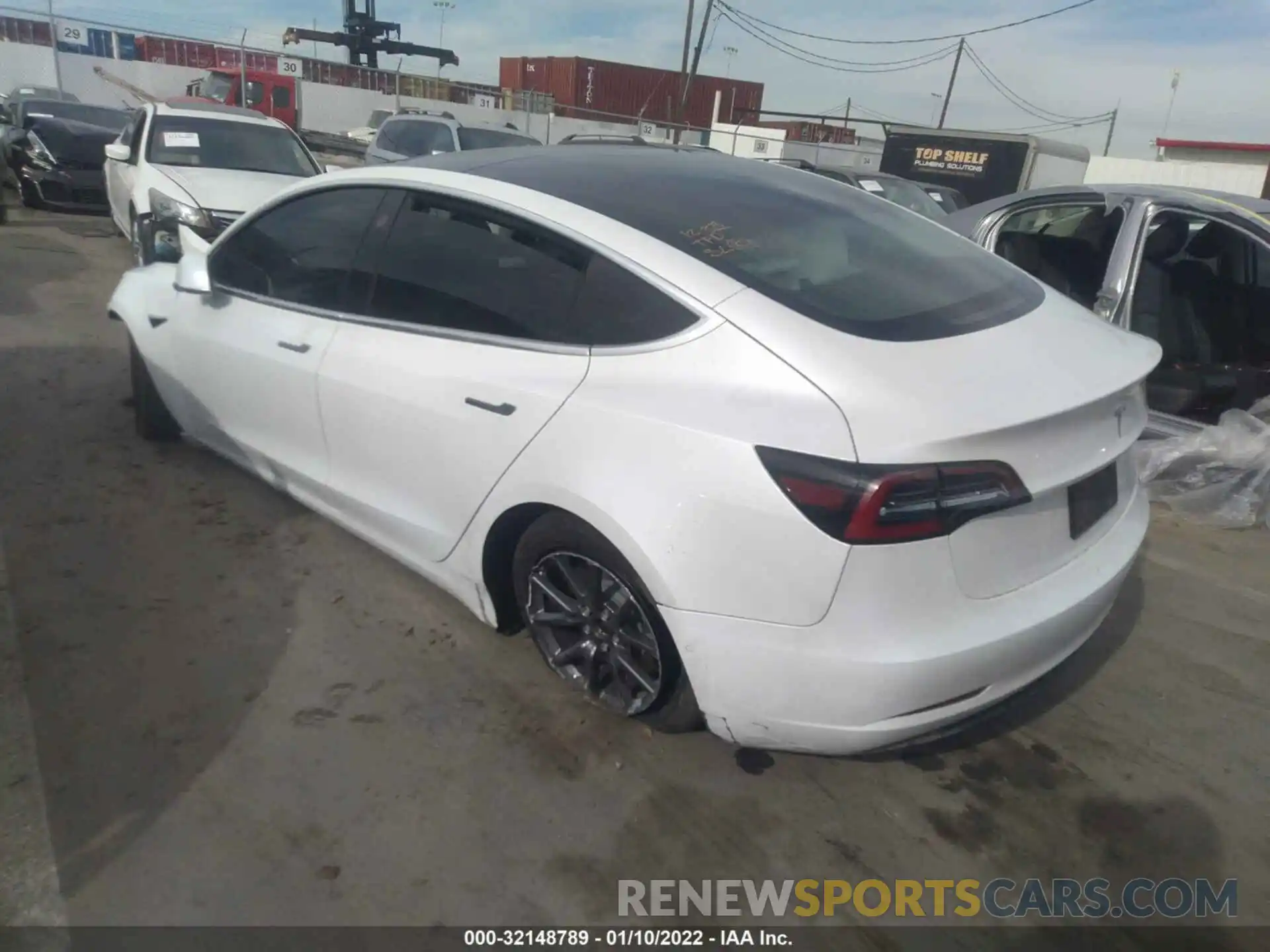 3 Photograph of a damaged car 5YJ3E1EA5KF509527 TESLA MODEL 3 2019