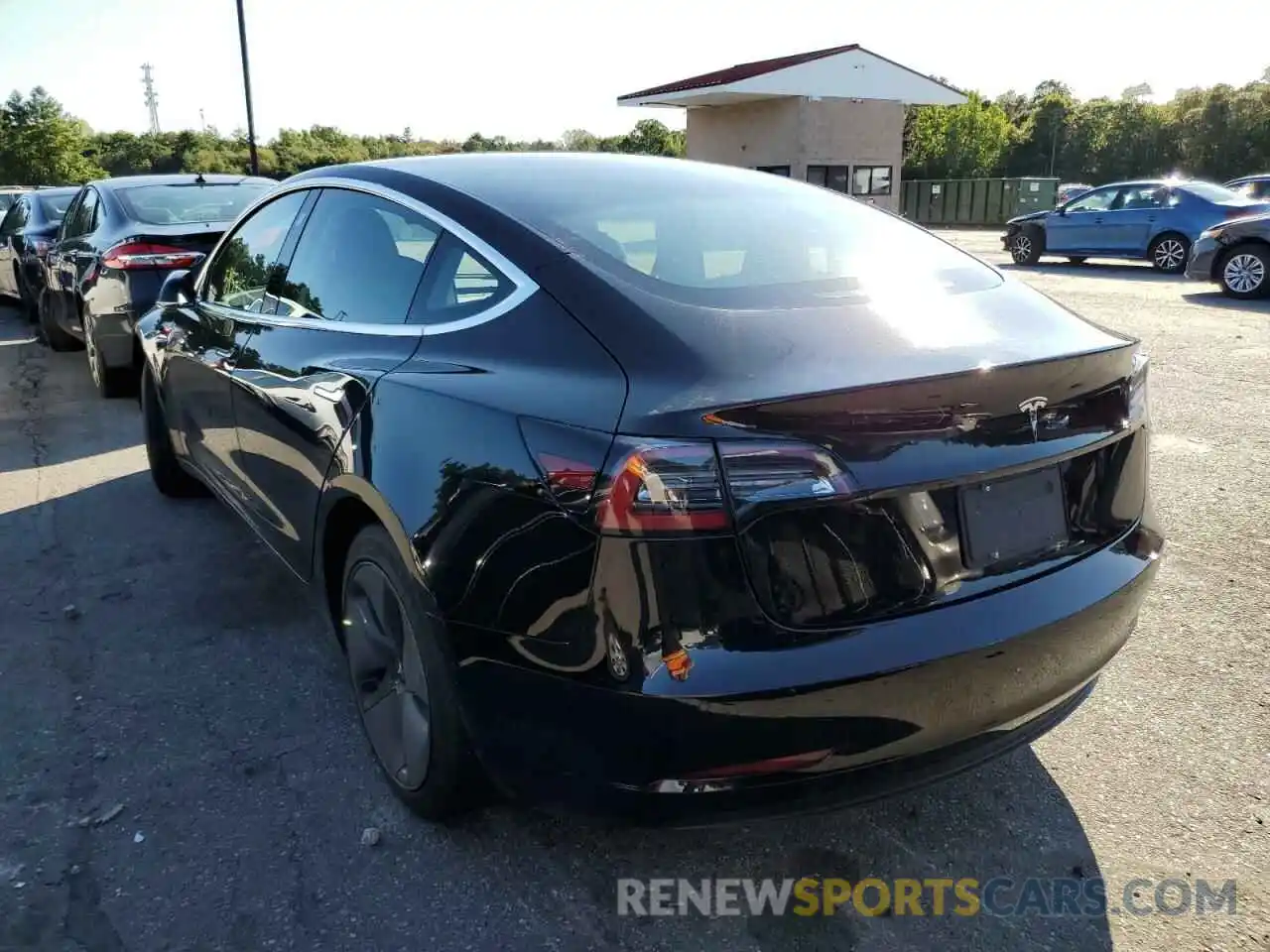 3 Photograph of a damaged car 5YJ3E1EA6KF296796 TESLA MODEL 3 2019