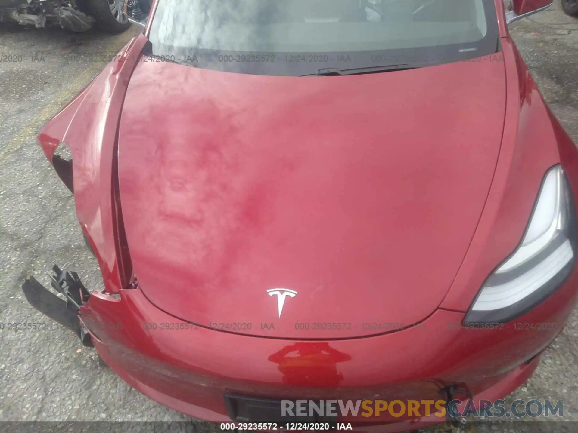 10 Photograph of a damaged car 5YJ3E1EA6KF299018 TESLA MODEL 3 2019