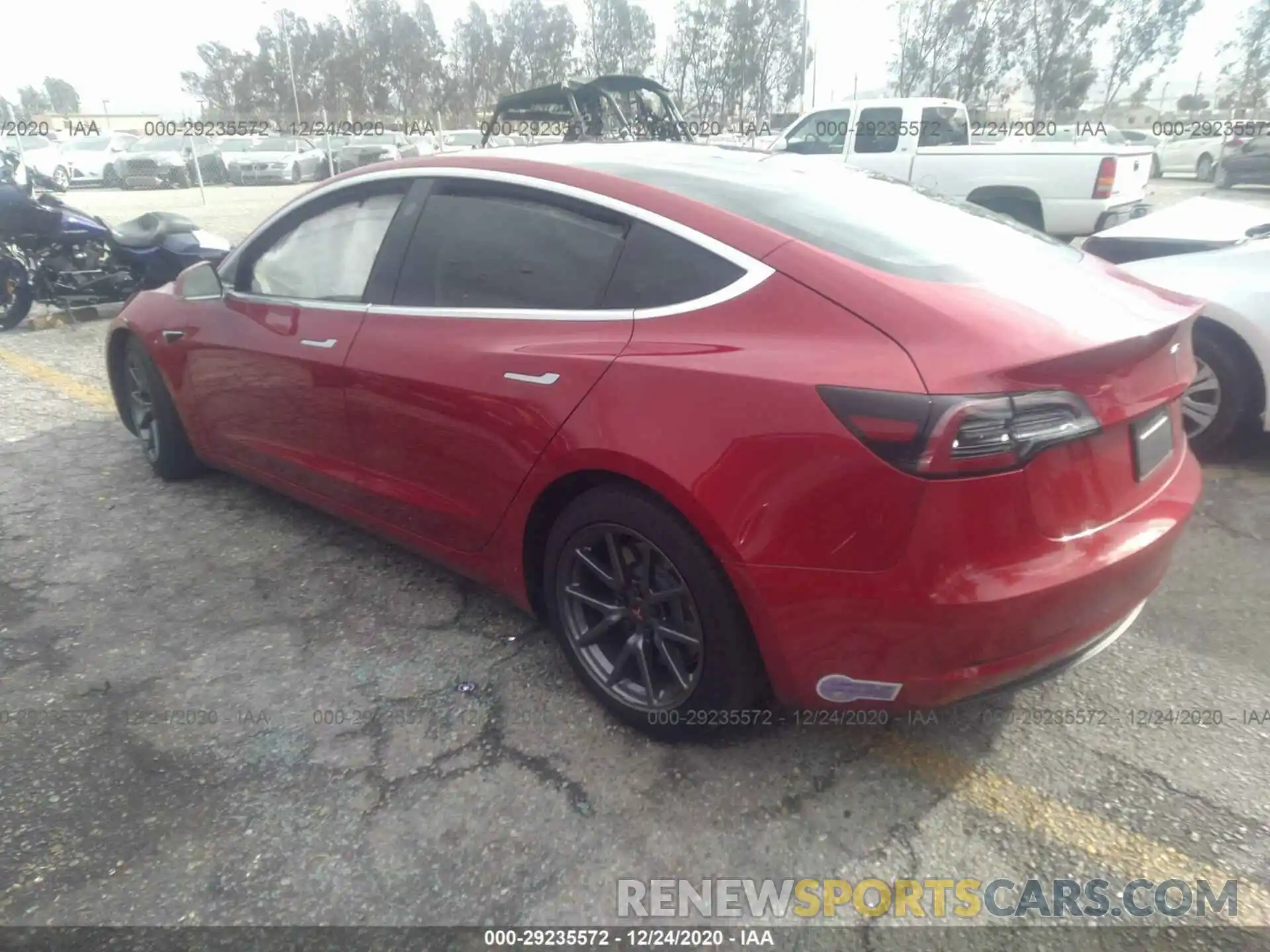 3 Photograph of a damaged car 5YJ3E1EA6KF299018 TESLA MODEL 3 2019