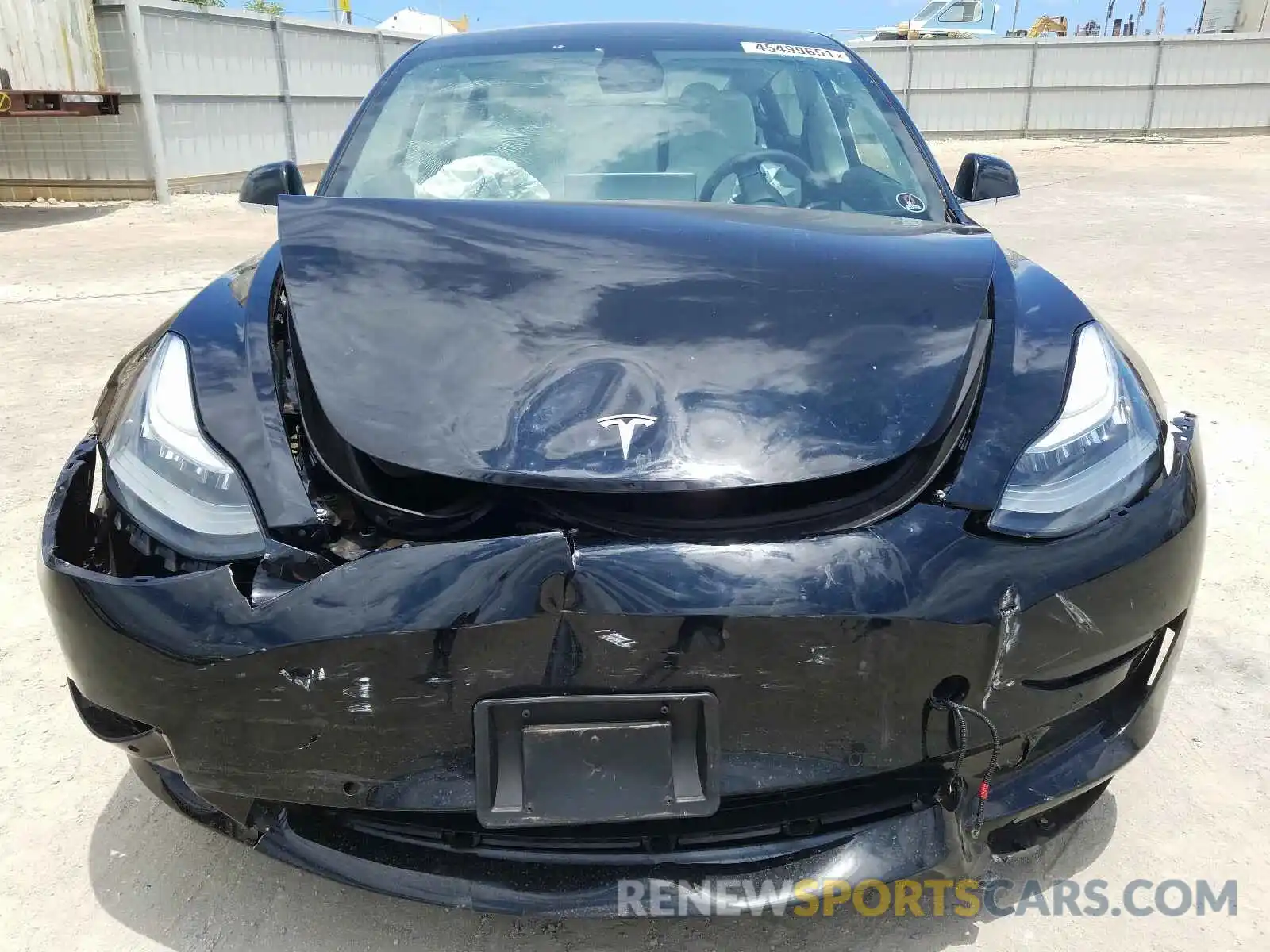 9 Photograph of a damaged car 5YJ3E1EA6KF302239 TESLA MODEL 3 2019