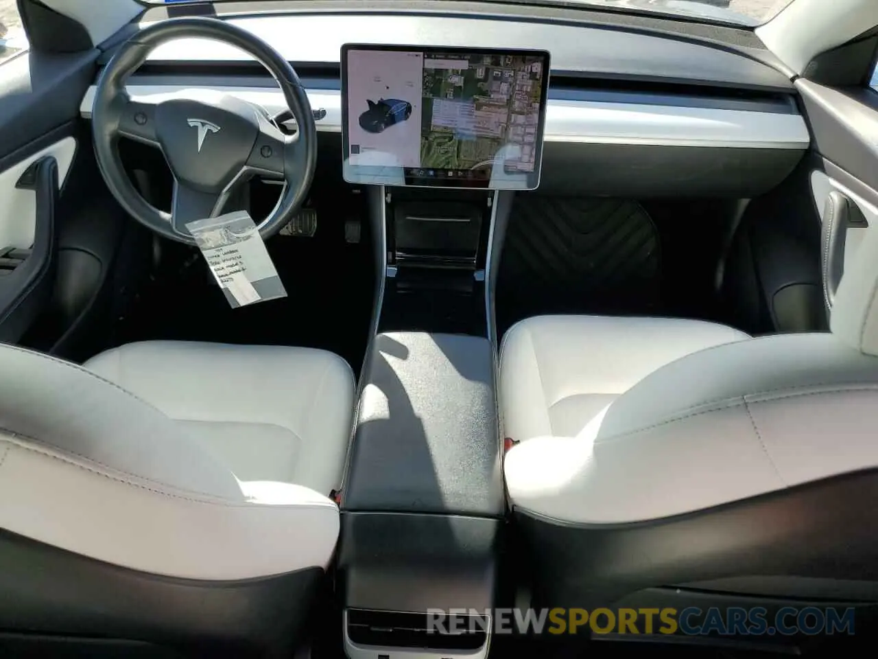 8 Photograph of a damaged car 5YJ3E1EA6KF302273 TESLA MODEL 3 2019