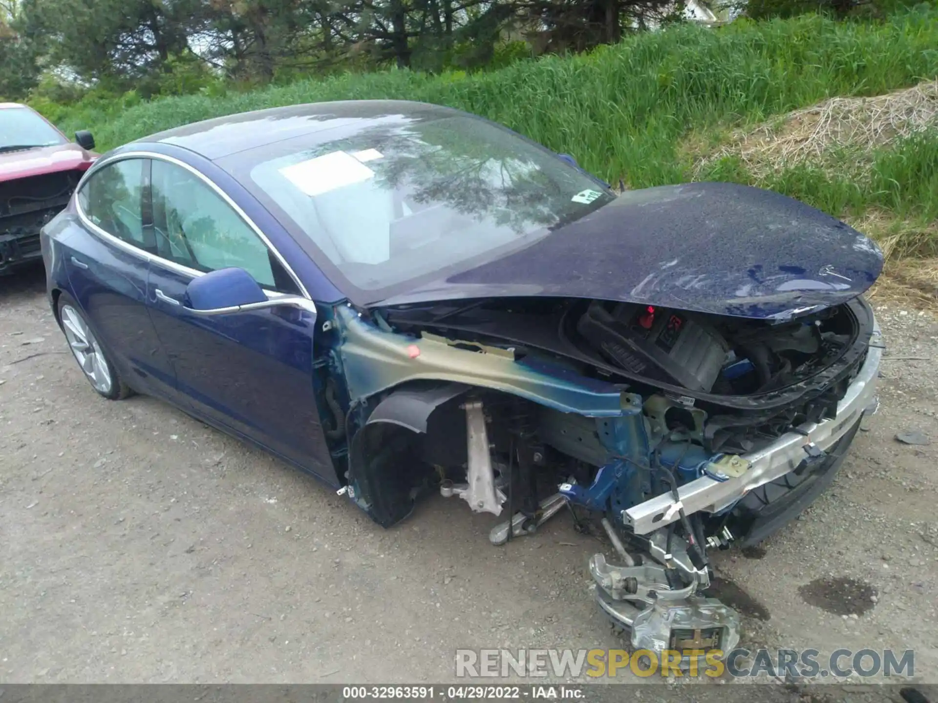 1 Photograph of a damaged car 5YJ3E1EA6KF302547 TESLA MODEL 3 2019