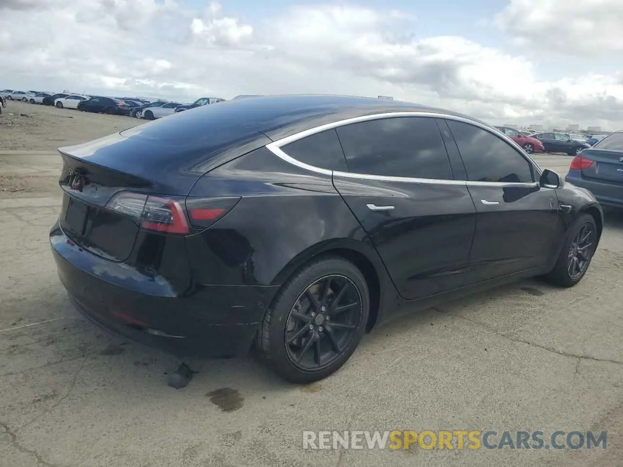 3 Photograph of a damaged car 5YJ3E1EA6KF304315 TESLA MODEL 3 2019