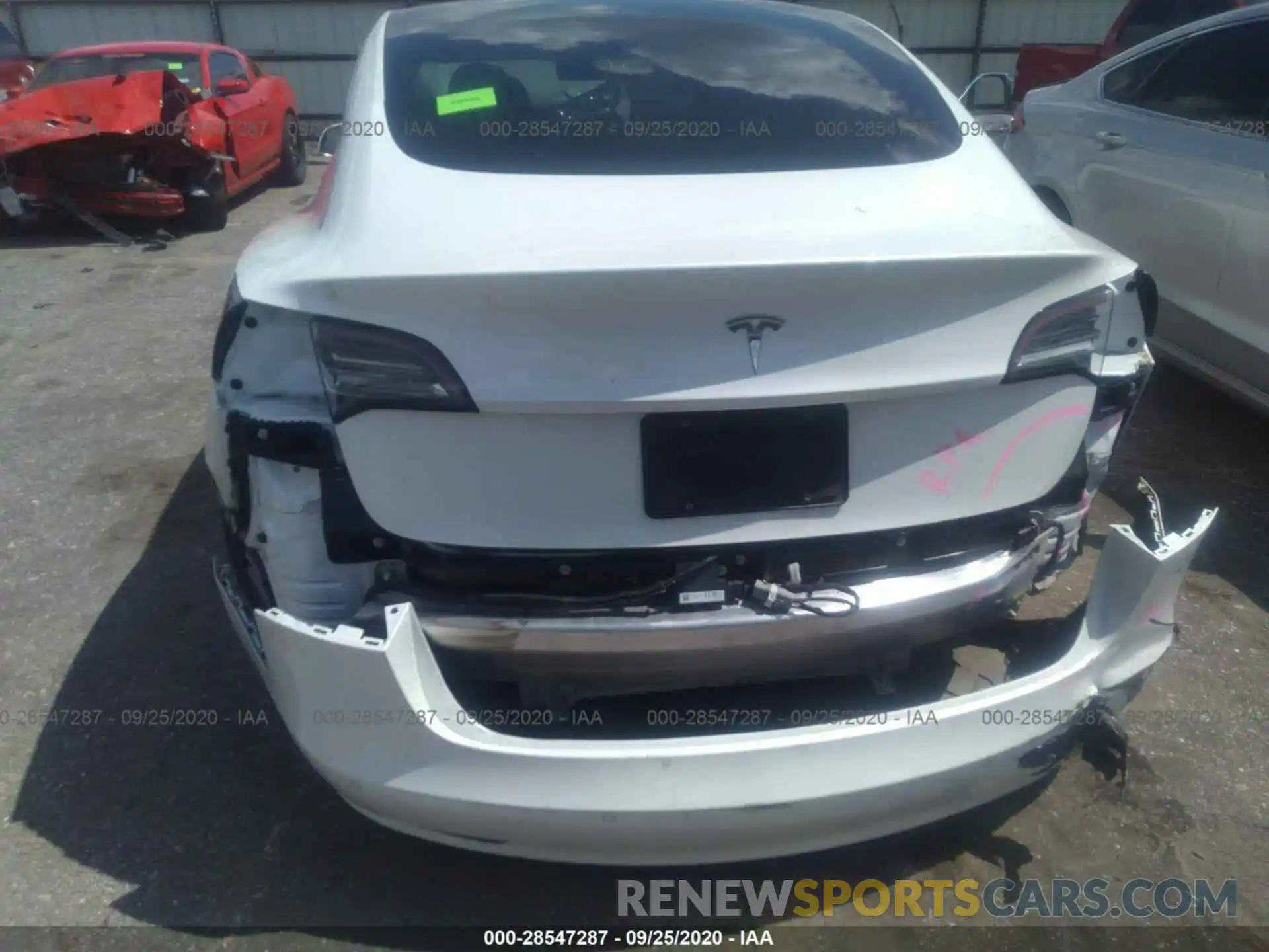 6 Photograph of a damaged car 5YJ3E1EA6KF310194 TESLA MODEL 3 2019