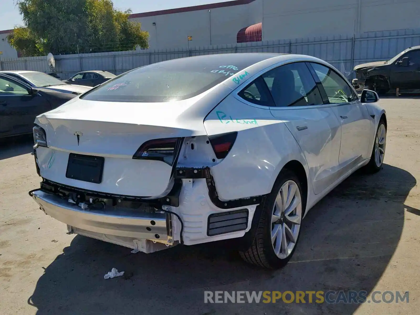 4 Photograph of a damaged car 5YJ3E1EA6KF311717 TESLA MODEL 3 2019