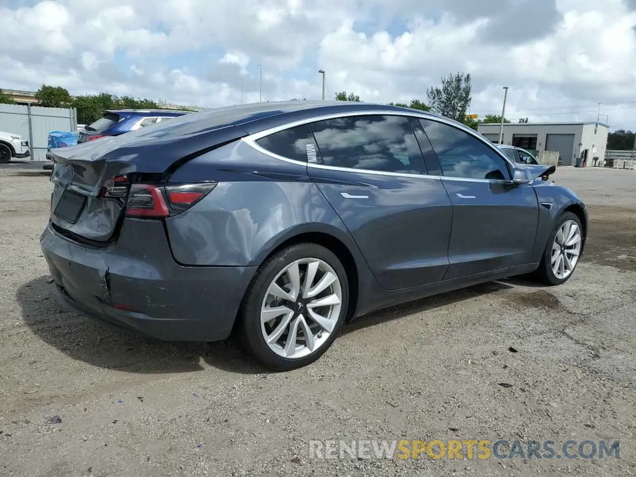3 Photograph of a damaged car 5YJ3E1EA6KF314360 TESLA MODEL 3 2019