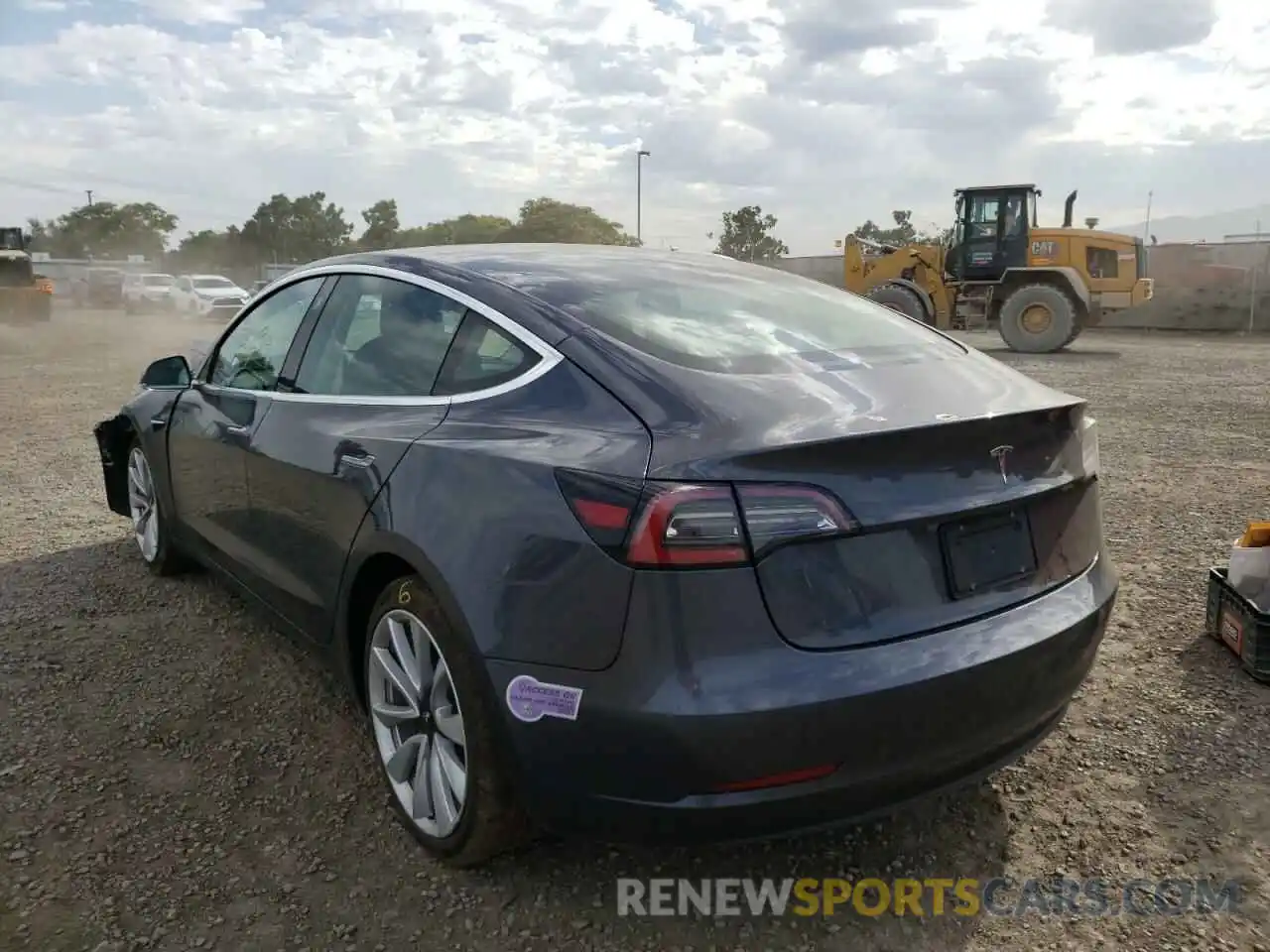 3 Photograph of a damaged car 5YJ3E1EA6KF314410 TESLA MODEL 3 2019