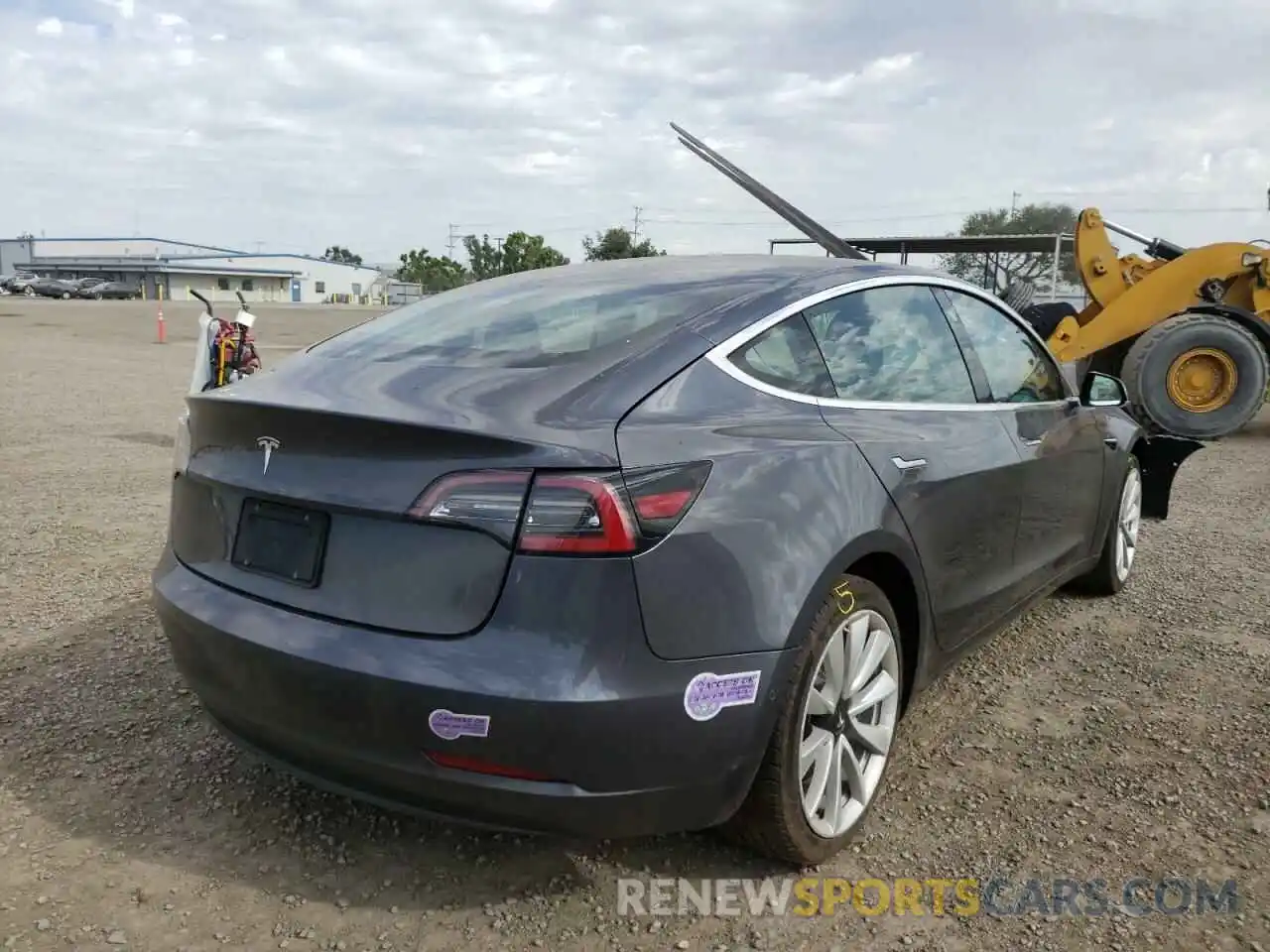 4 Photograph of a damaged car 5YJ3E1EA6KF314410 TESLA MODEL 3 2019