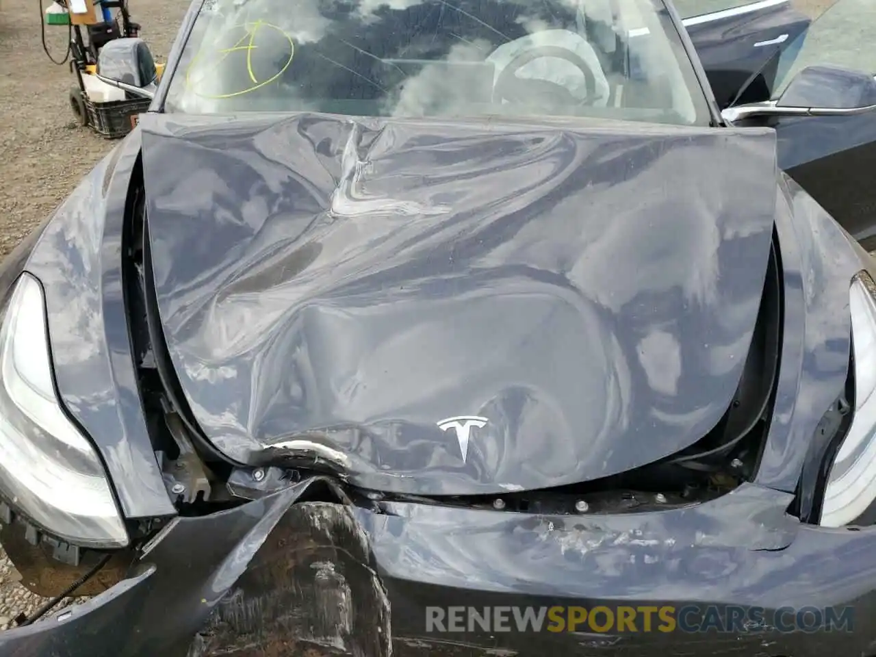 7 Photograph of a damaged car 5YJ3E1EA6KF314410 TESLA MODEL 3 2019