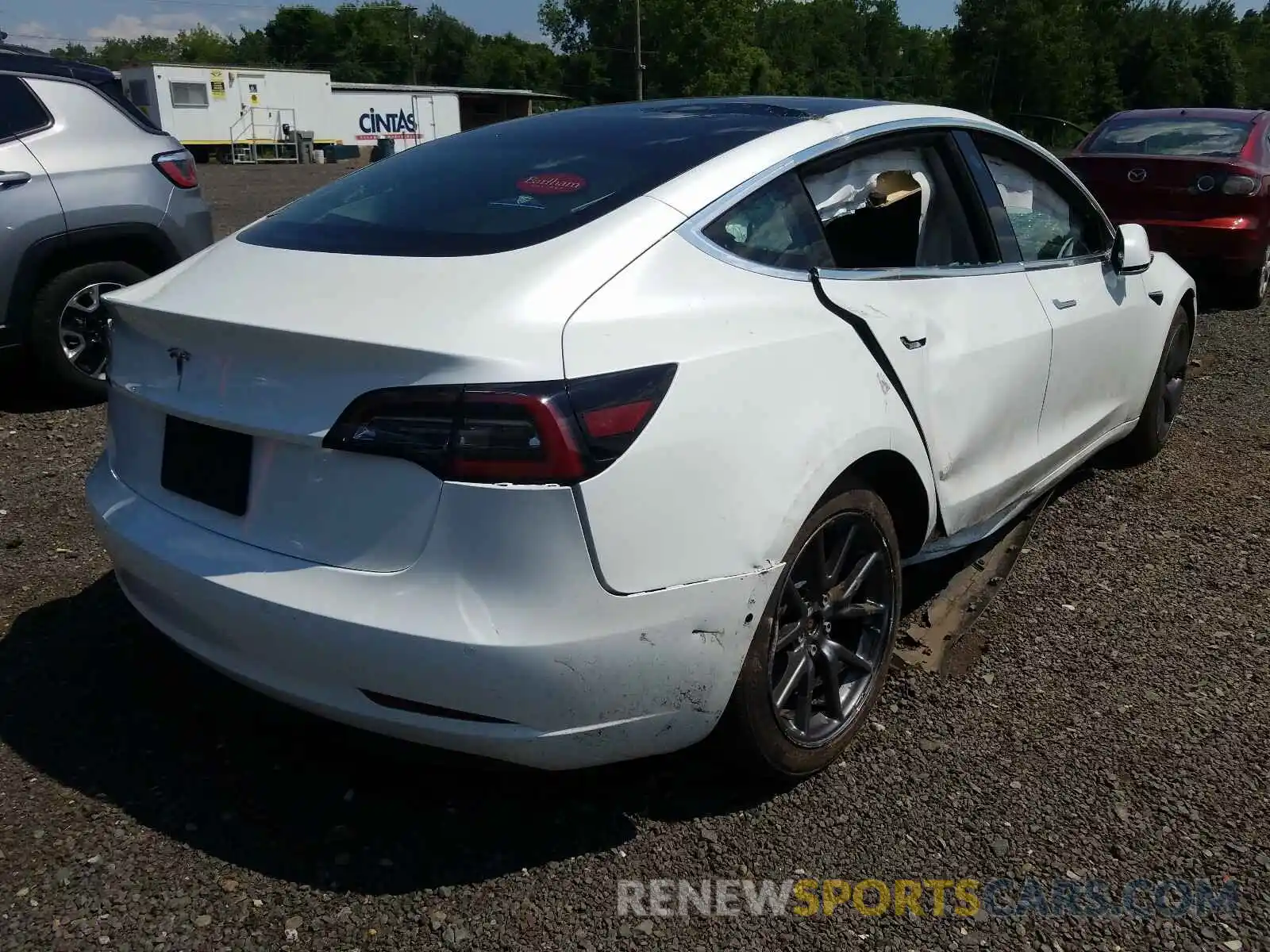 4 Photograph of a damaged car 5YJ3E1EA6KF317436 TESLA MODEL 3 2019