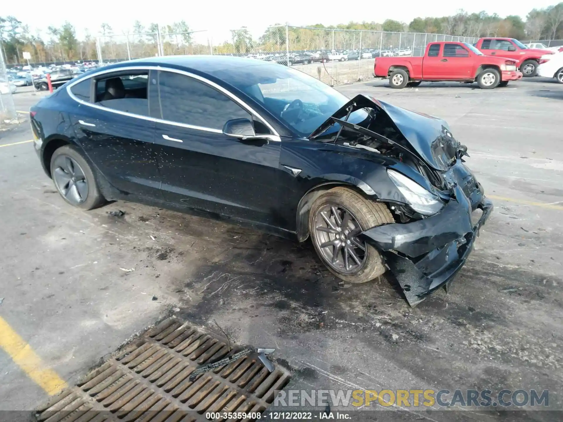 1 Photograph of a damaged car 5YJ3E1EA6KF321602 TESLA MODEL 3 2019