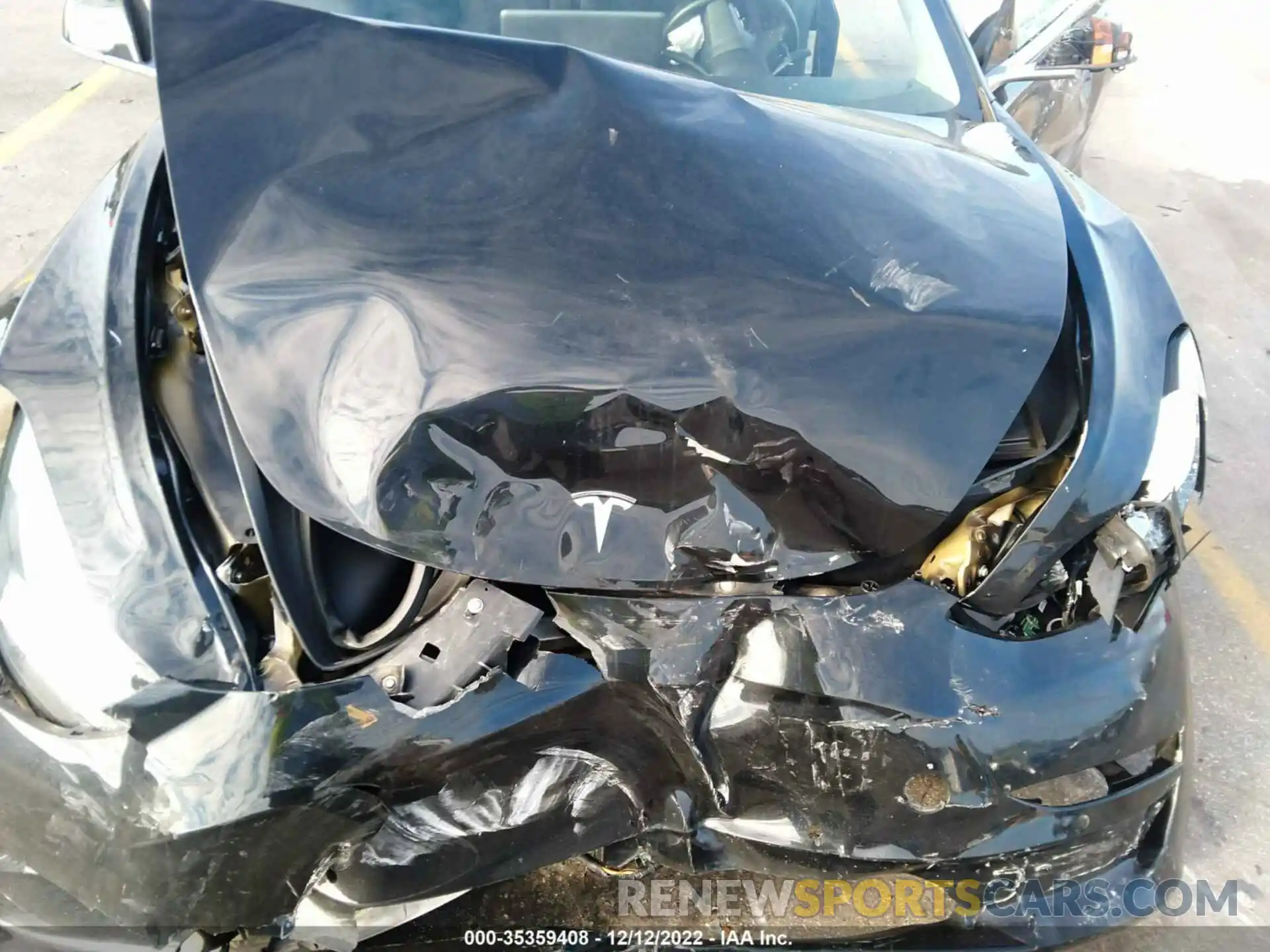 10 Photograph of a damaged car 5YJ3E1EA6KF321602 TESLA MODEL 3 2019