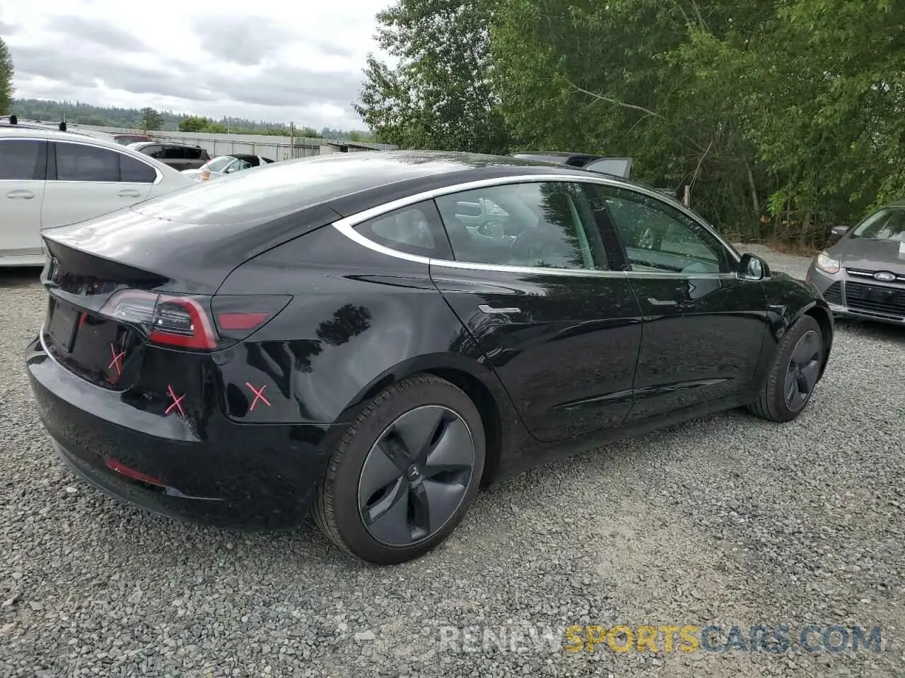 3 Photograph of a damaged car 5YJ3E1EA6KF324225 TESLA MODEL 3 2019
